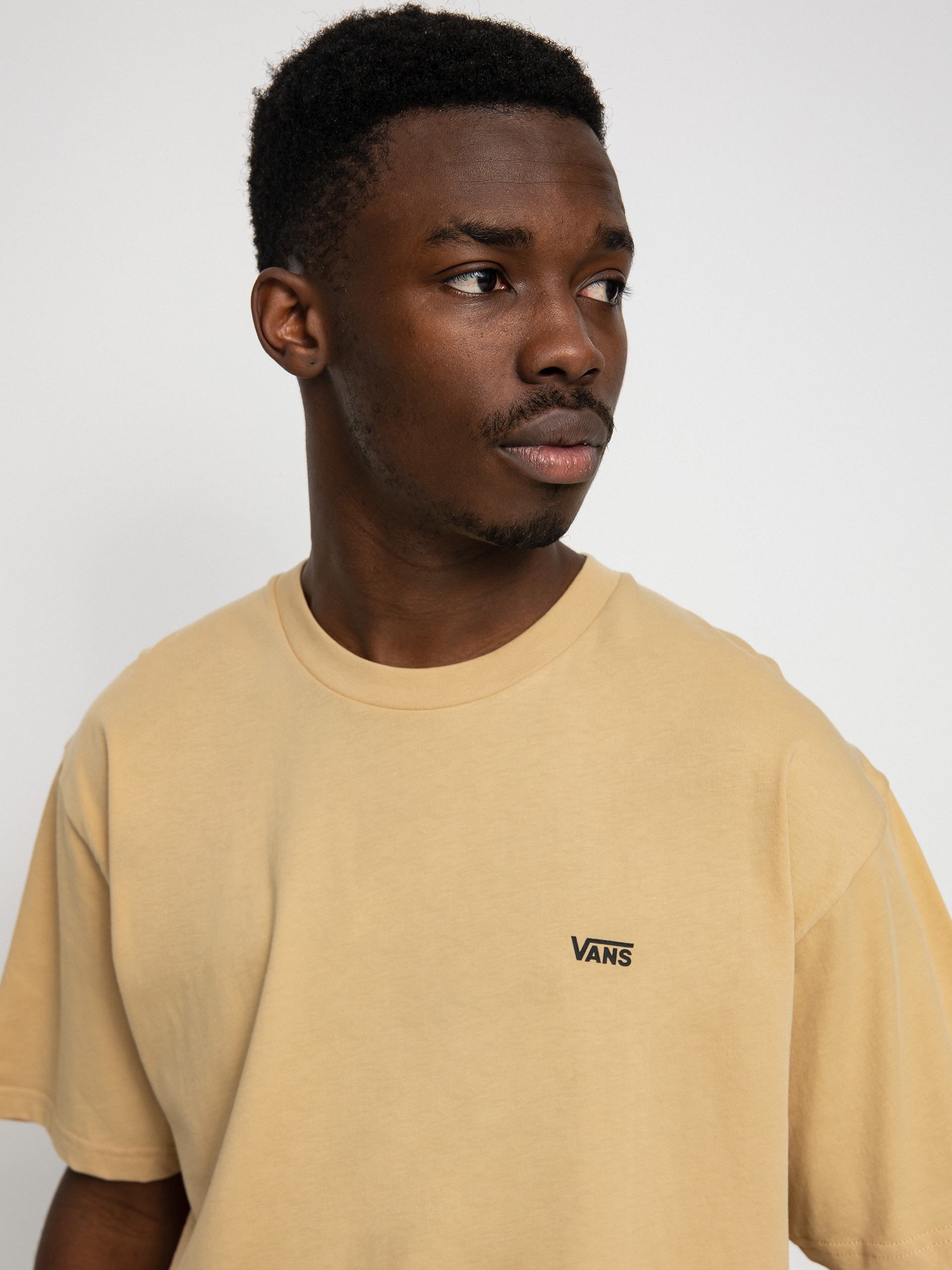 T-shirt Vans Left Chest Logo (taos taupe/black)