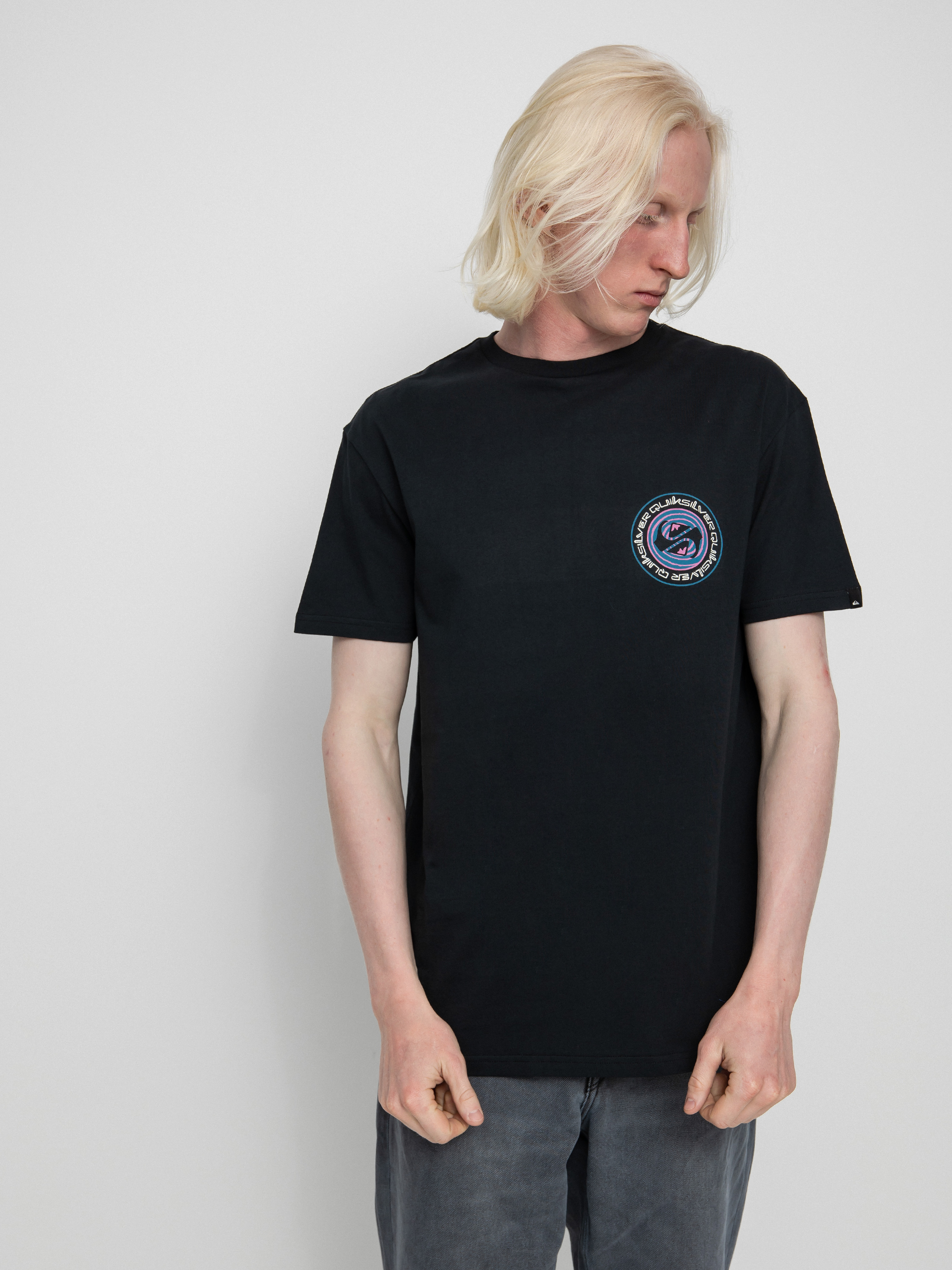 T-shirt Quiksilver Circle Game (black)