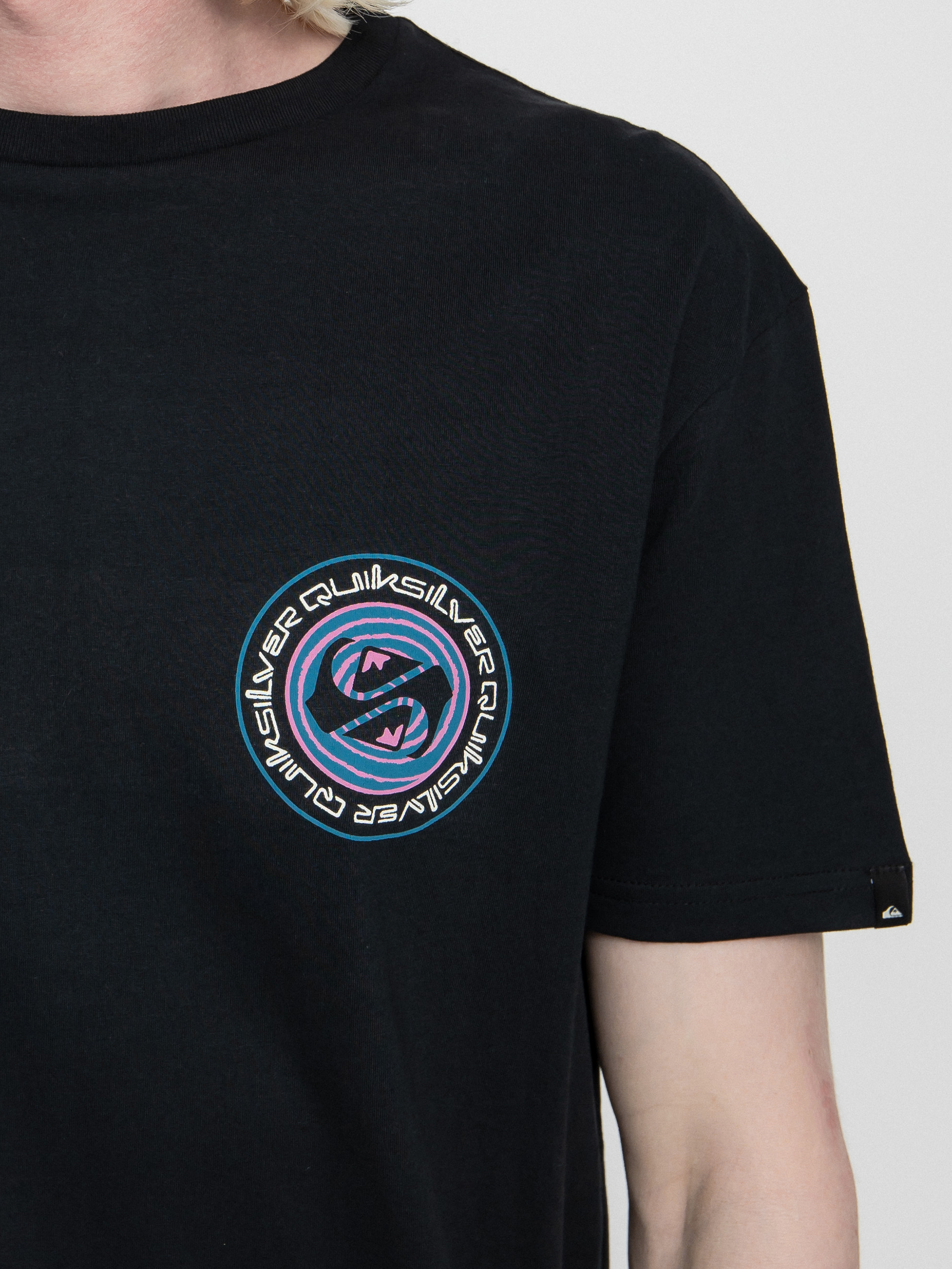 T-shirt Quiksilver Circle Game (black)