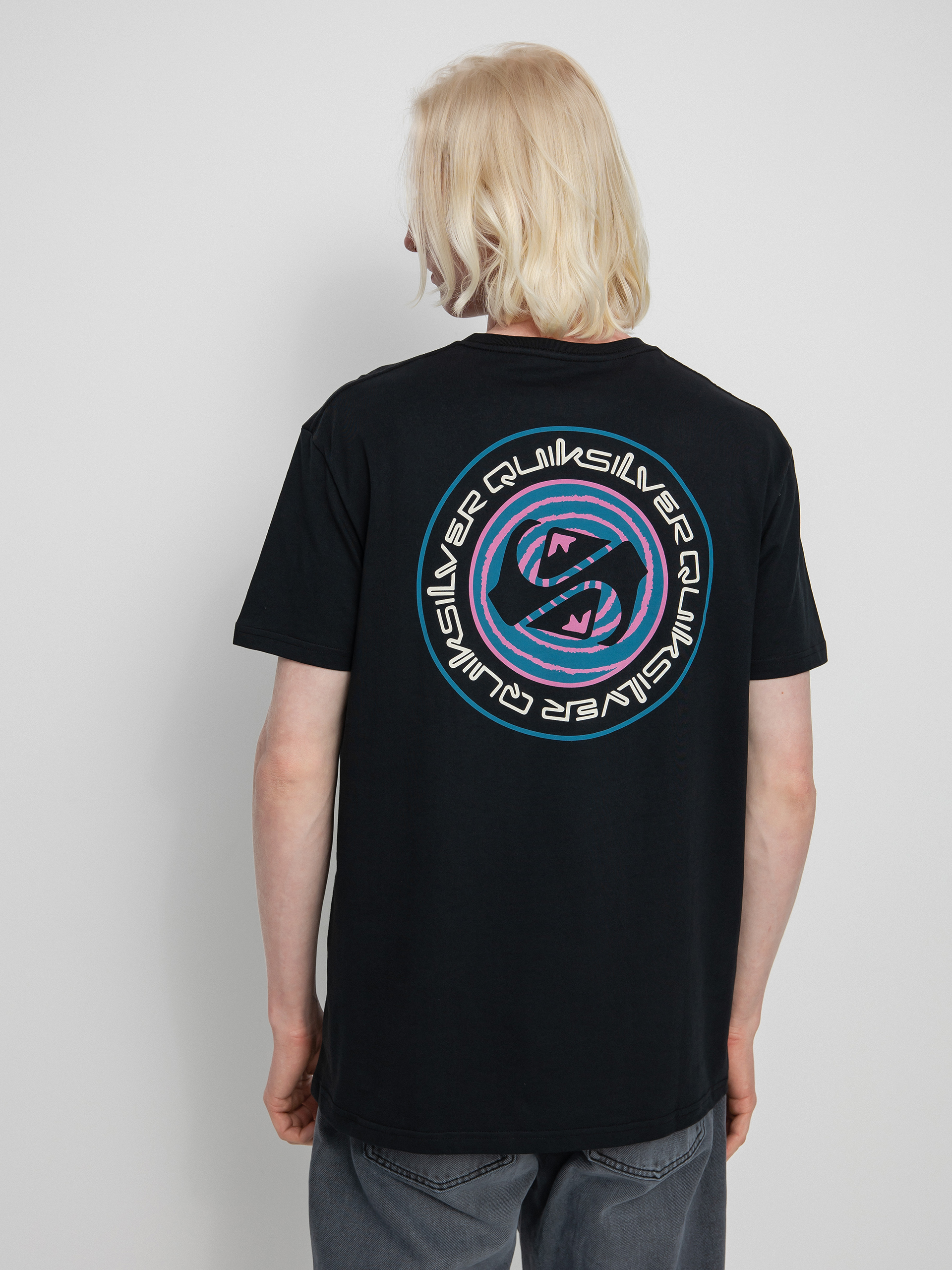 T-shirt Quiksilver Circle Game (black)