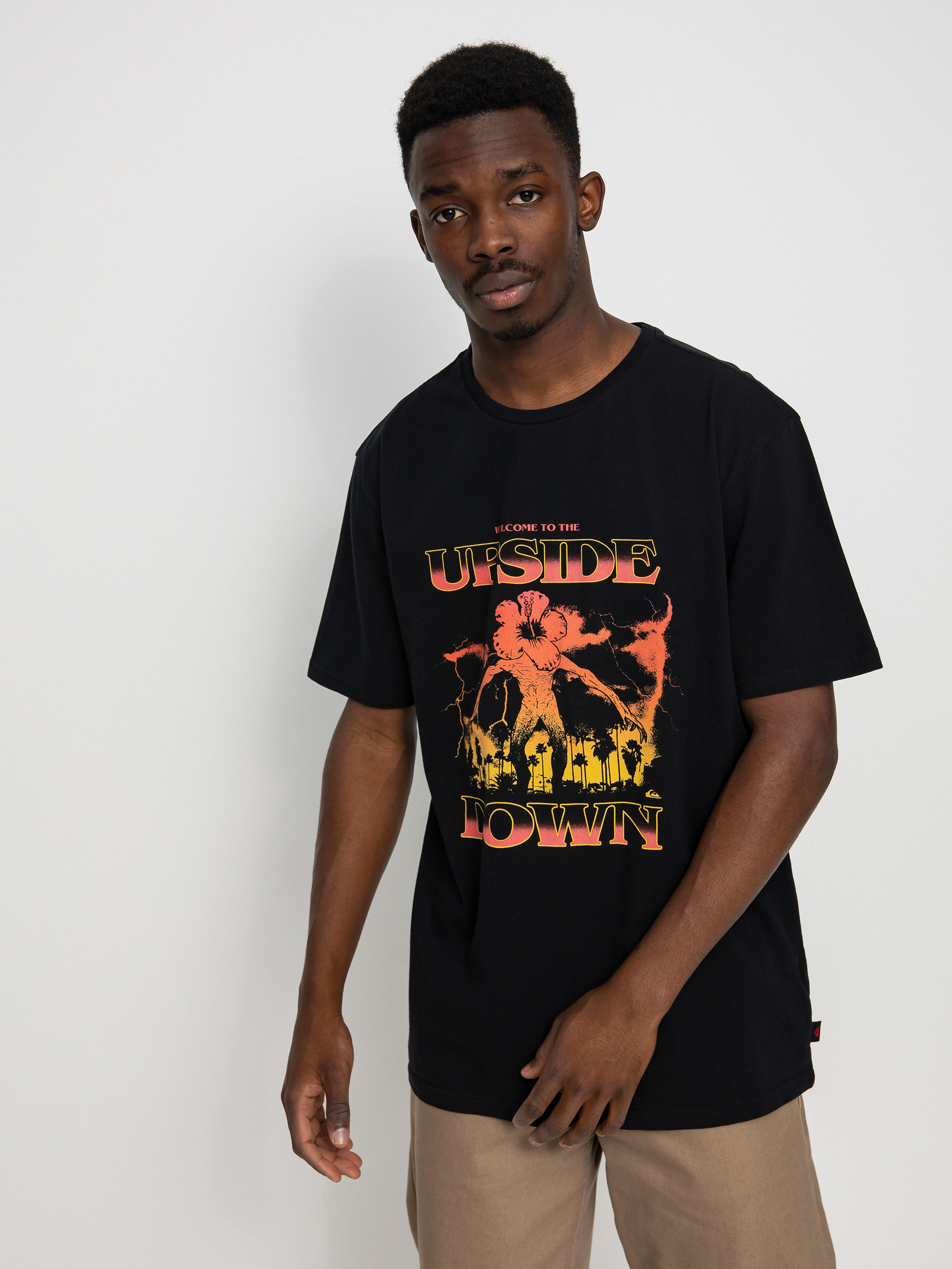 T-shirt Quiksilver X Stranger Things Welcome (black)