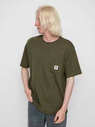 T-shirt Element Basic Pocket Label (army)