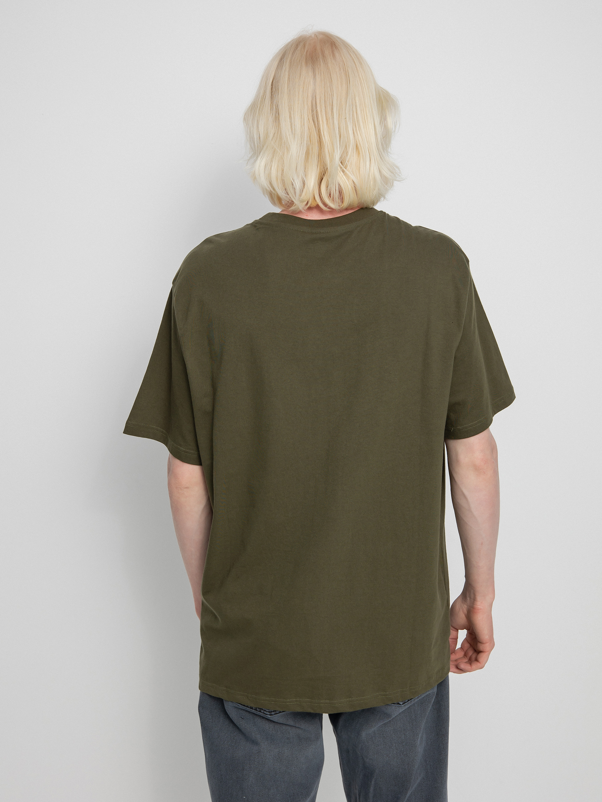 T-shirt Element Basic Pocket Label (army)