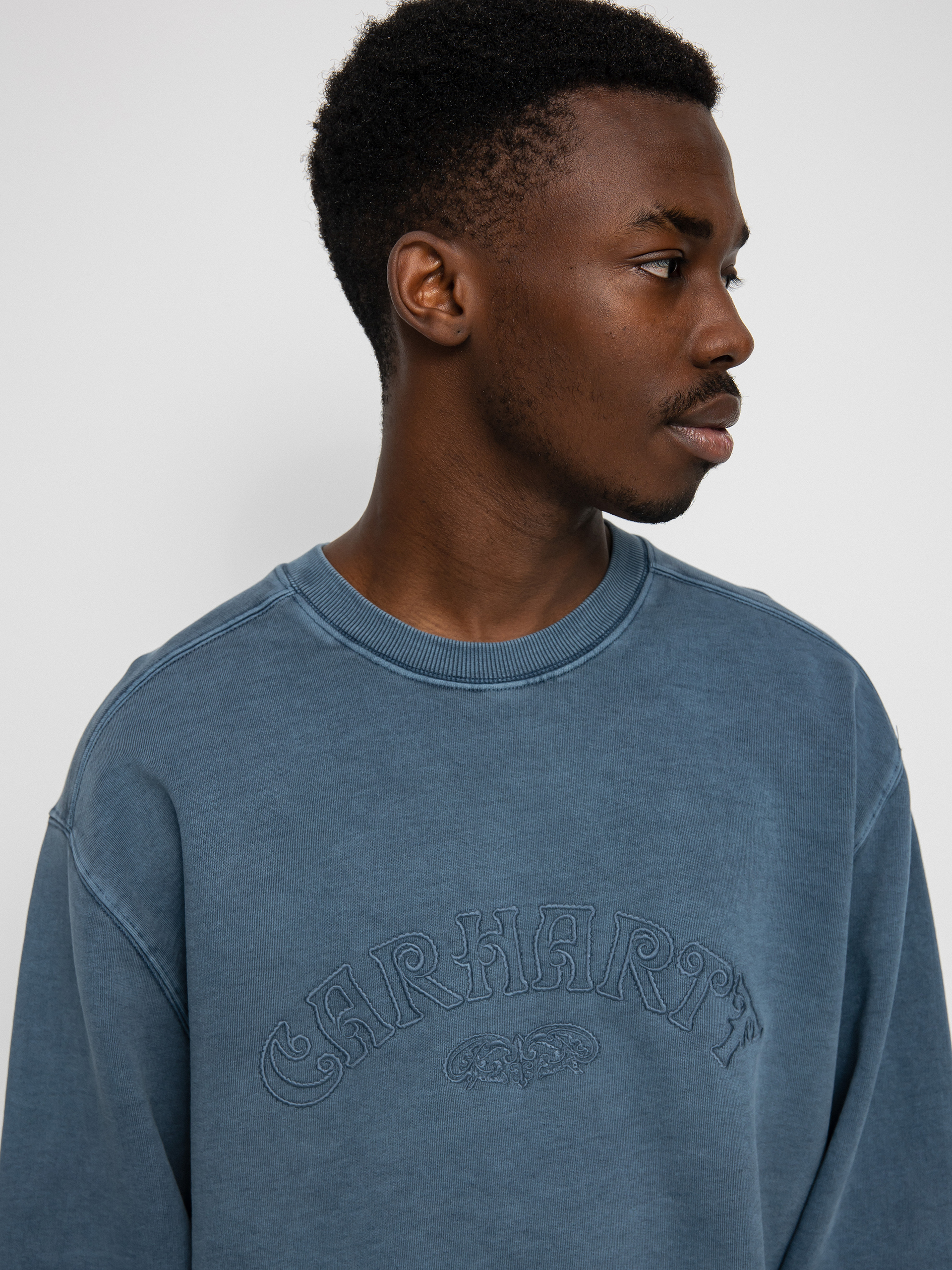 Bluza Carhartt WIP Verse Script (storm blue)