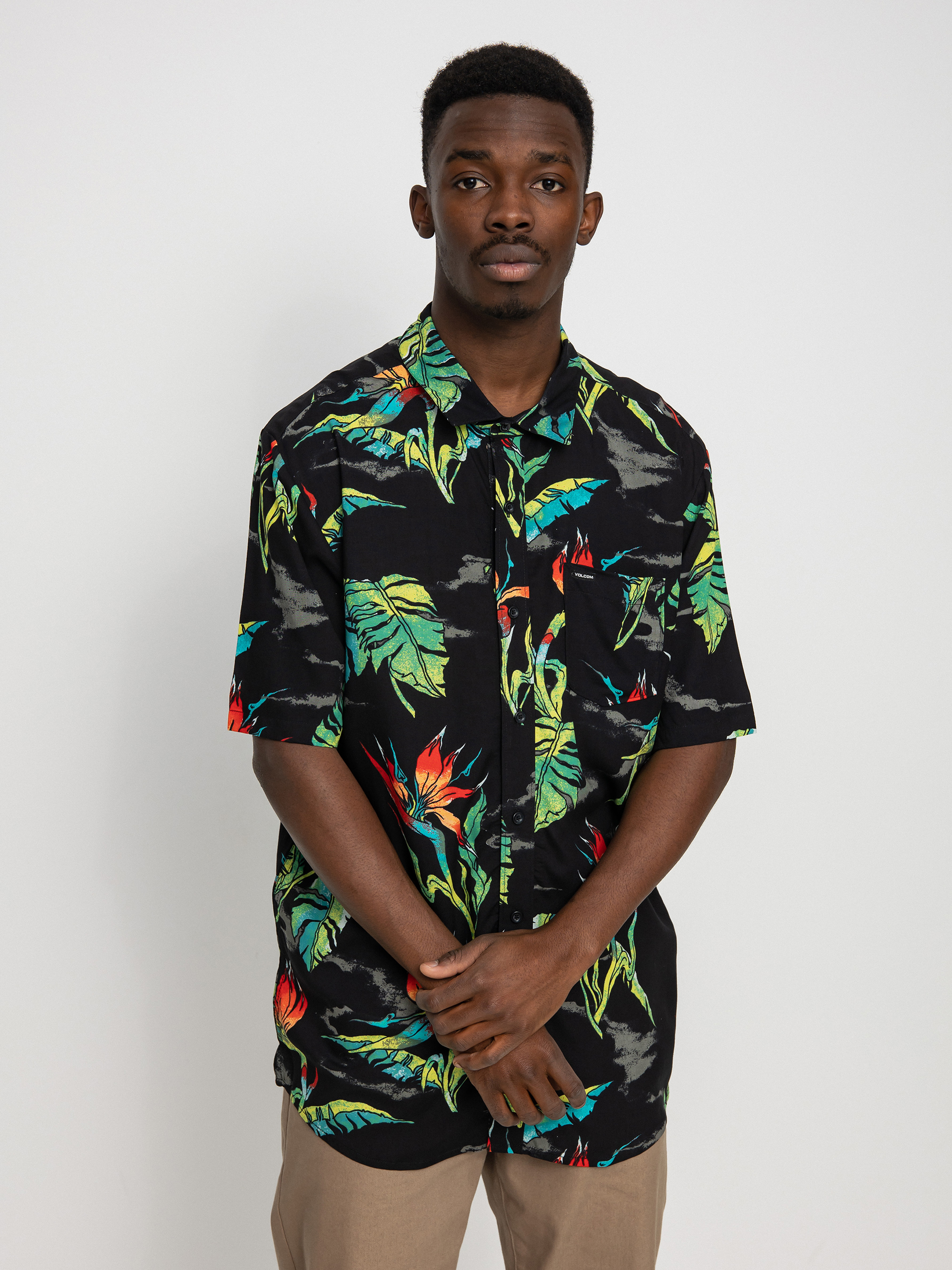 Koszula Volcom Birds Of Raredise (black)