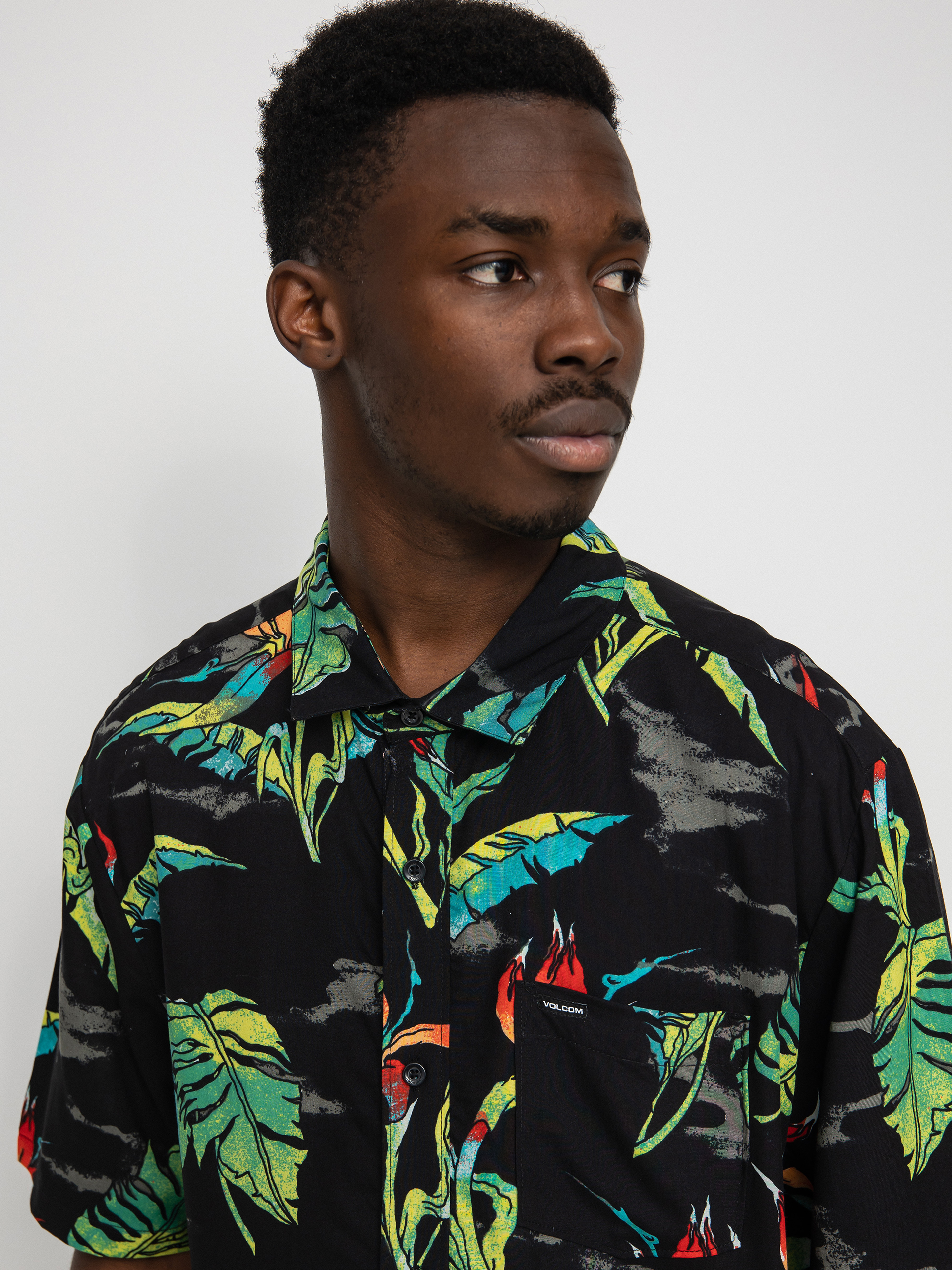 Koszula Volcom Birds Of Raredise (black)