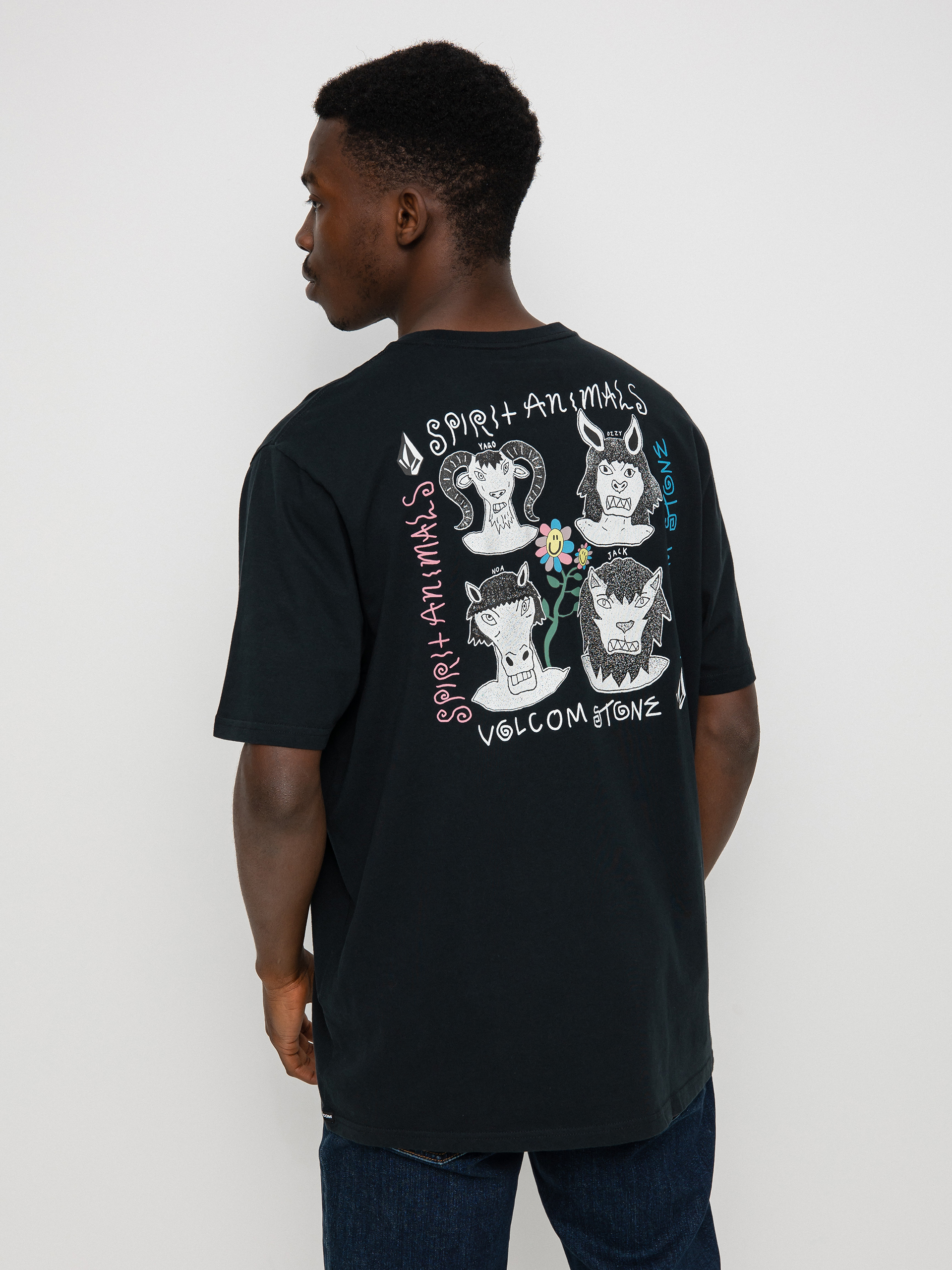 T-shirt Volcom Surf Vitals Animal (black)