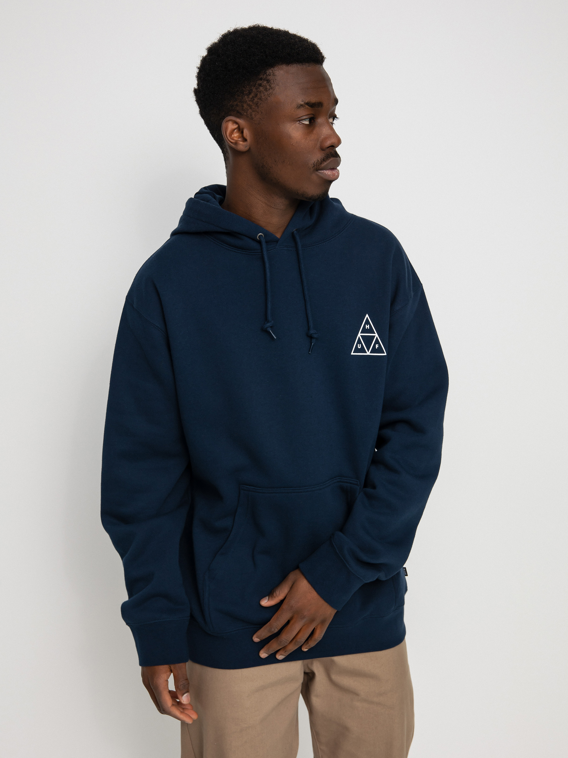 Bluza z kapturem HUF Essentials Triple Triangle HD (navy)