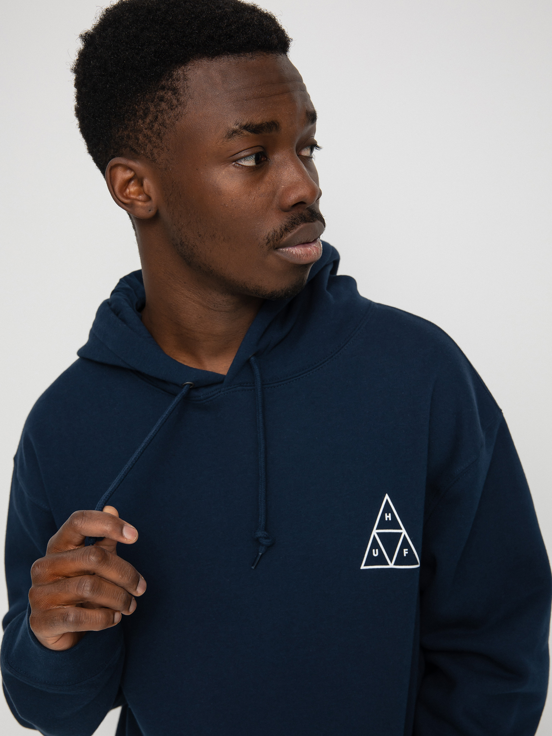 Bluza z kapturem HUF Essentials Triple Triangle HD (navy)
