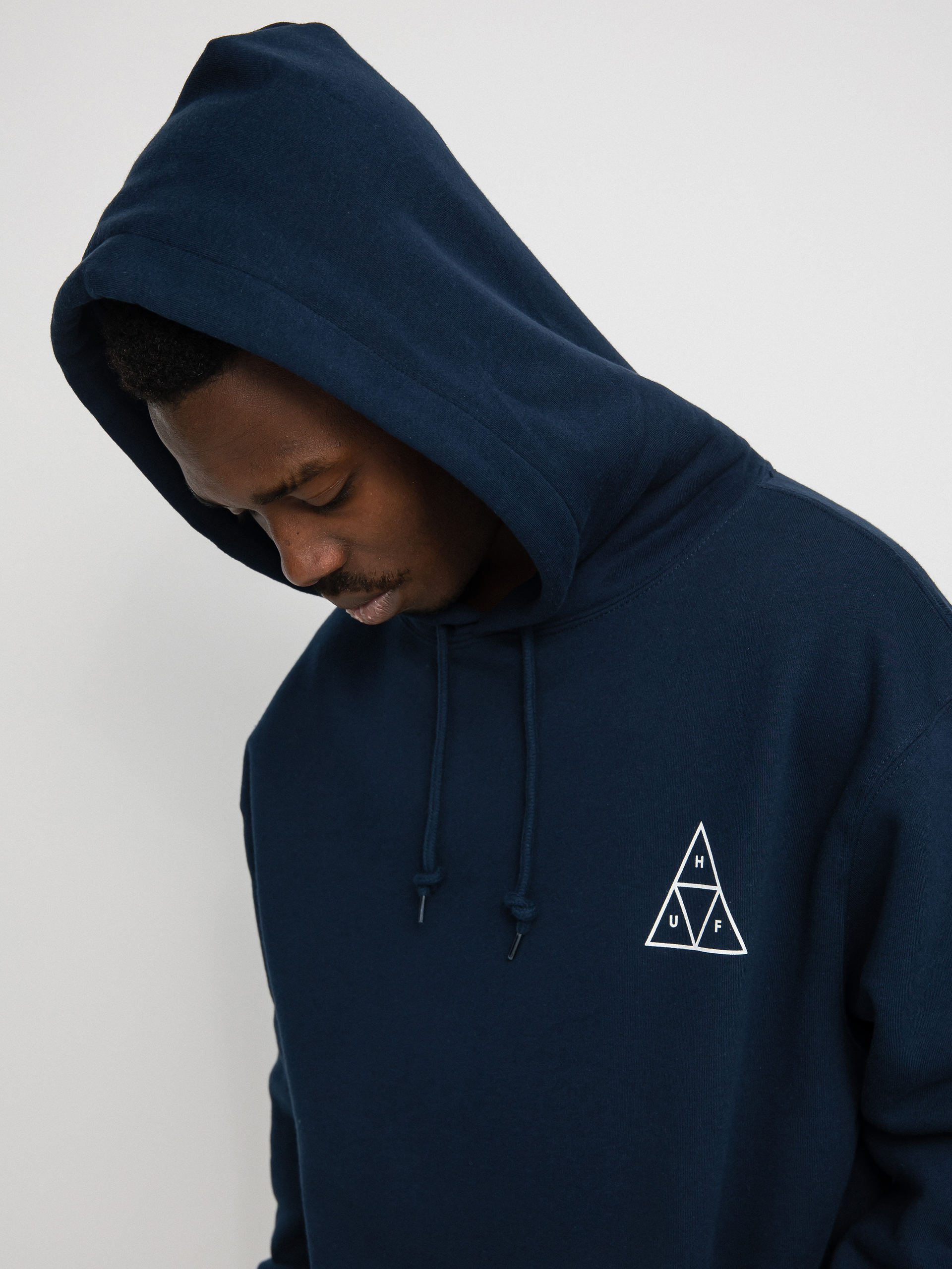 Bluza z kapturem HUF Essentials Triple Triangle HD (navy)