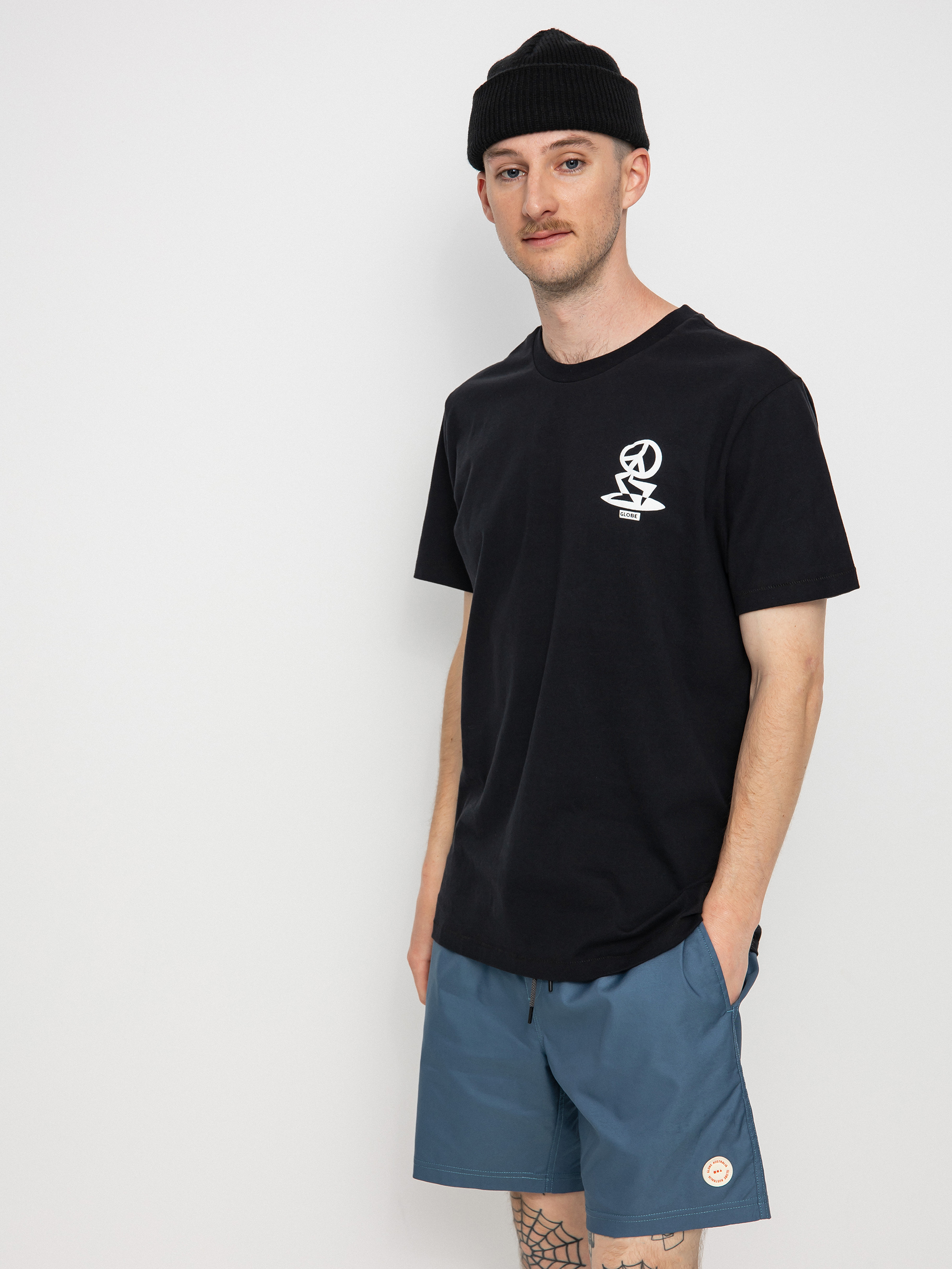 T-shirt Globe Peace Man (black)