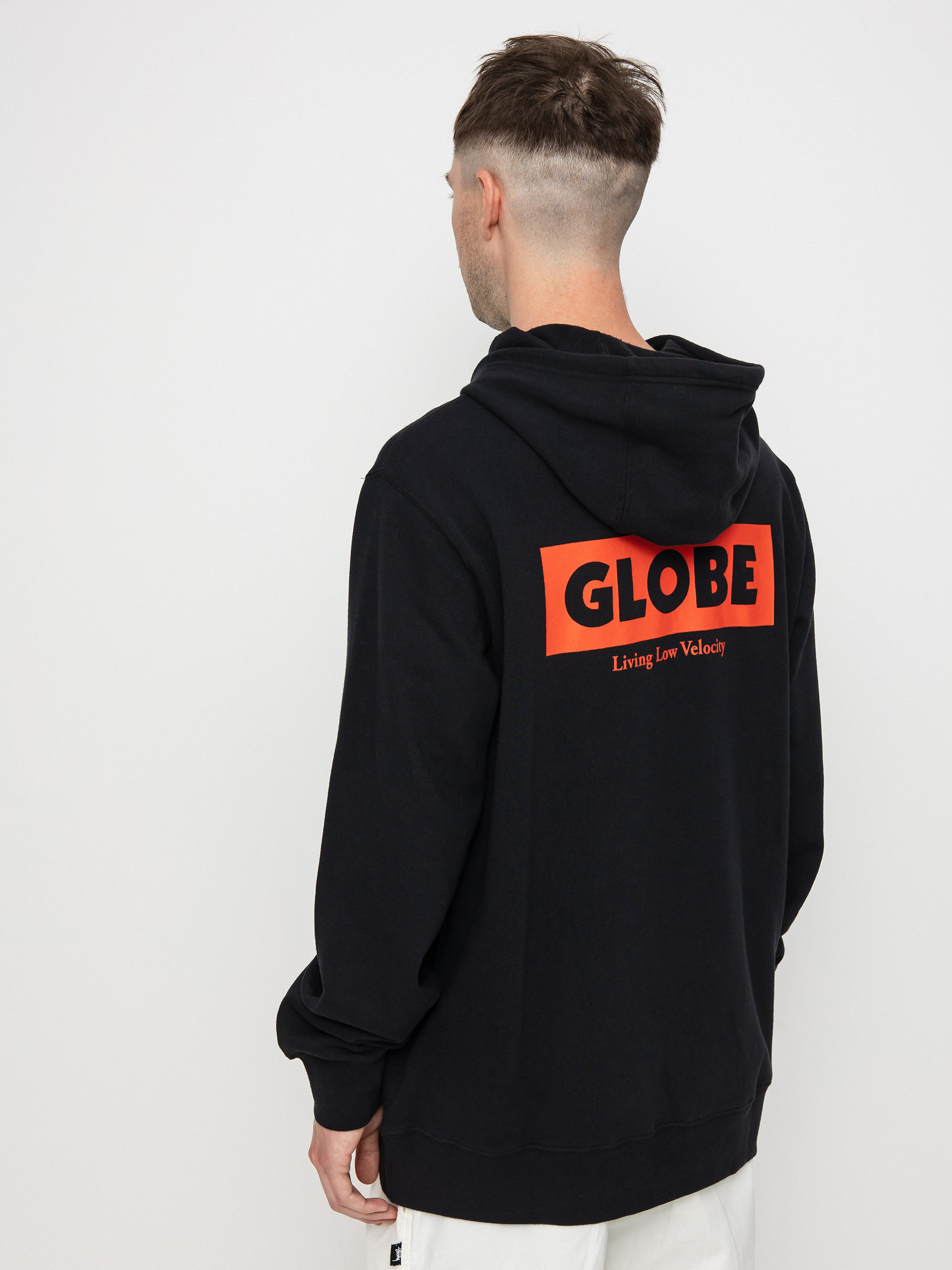 Bluza z kapturem Globe Living Low Velocity HD (black)