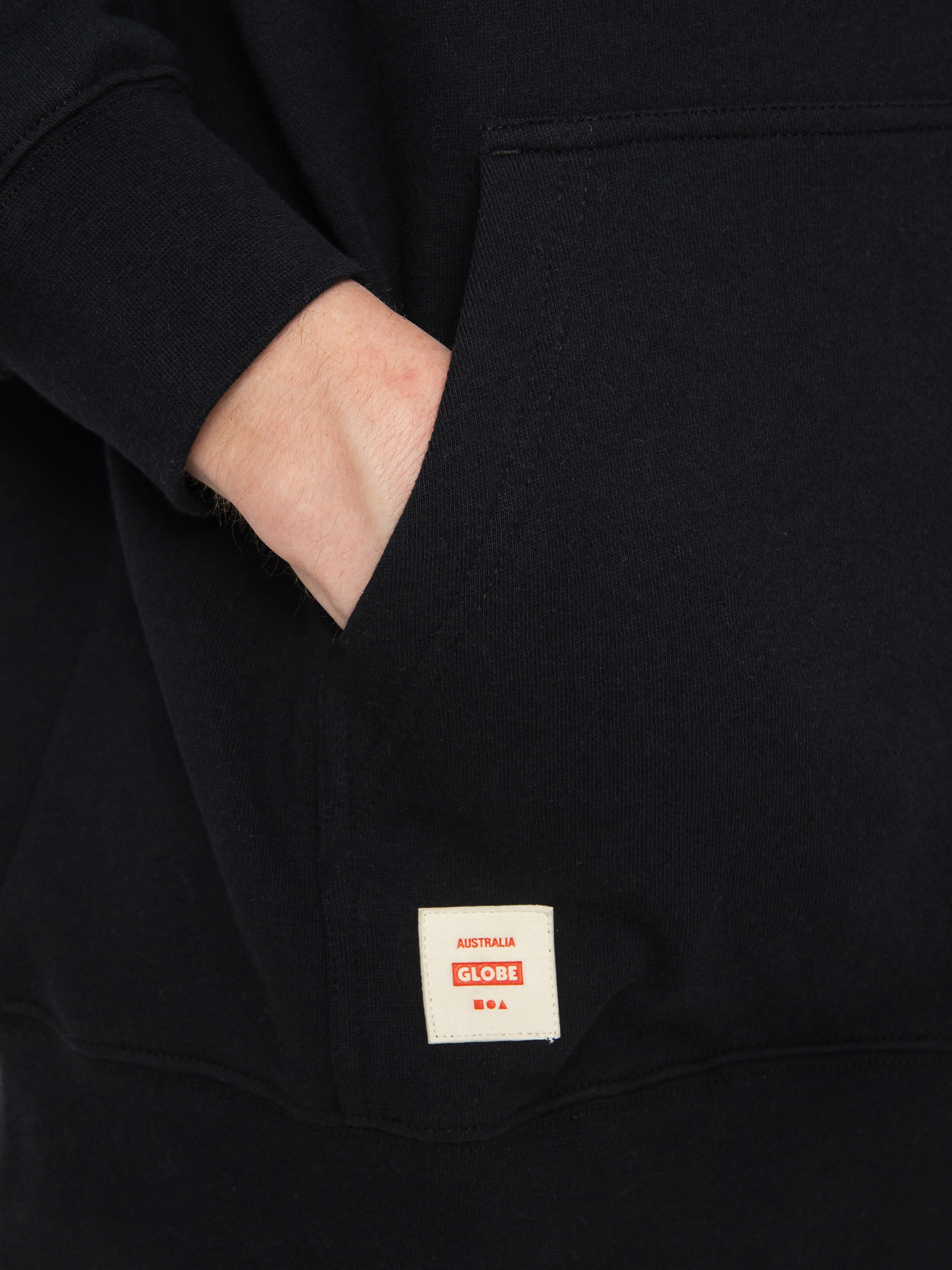 Bluza z kapturem Globe Living Low Velocity HD (black)