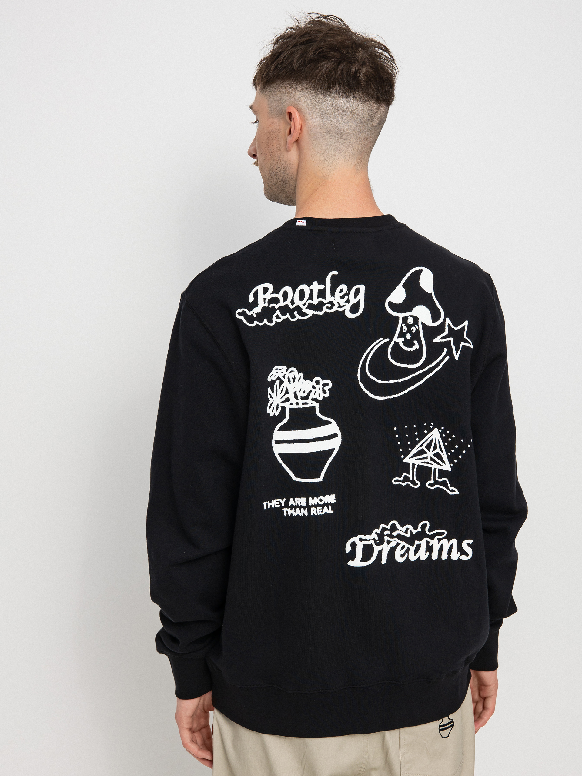 Bluza Globe Bootleg Dreams Crew (black)
