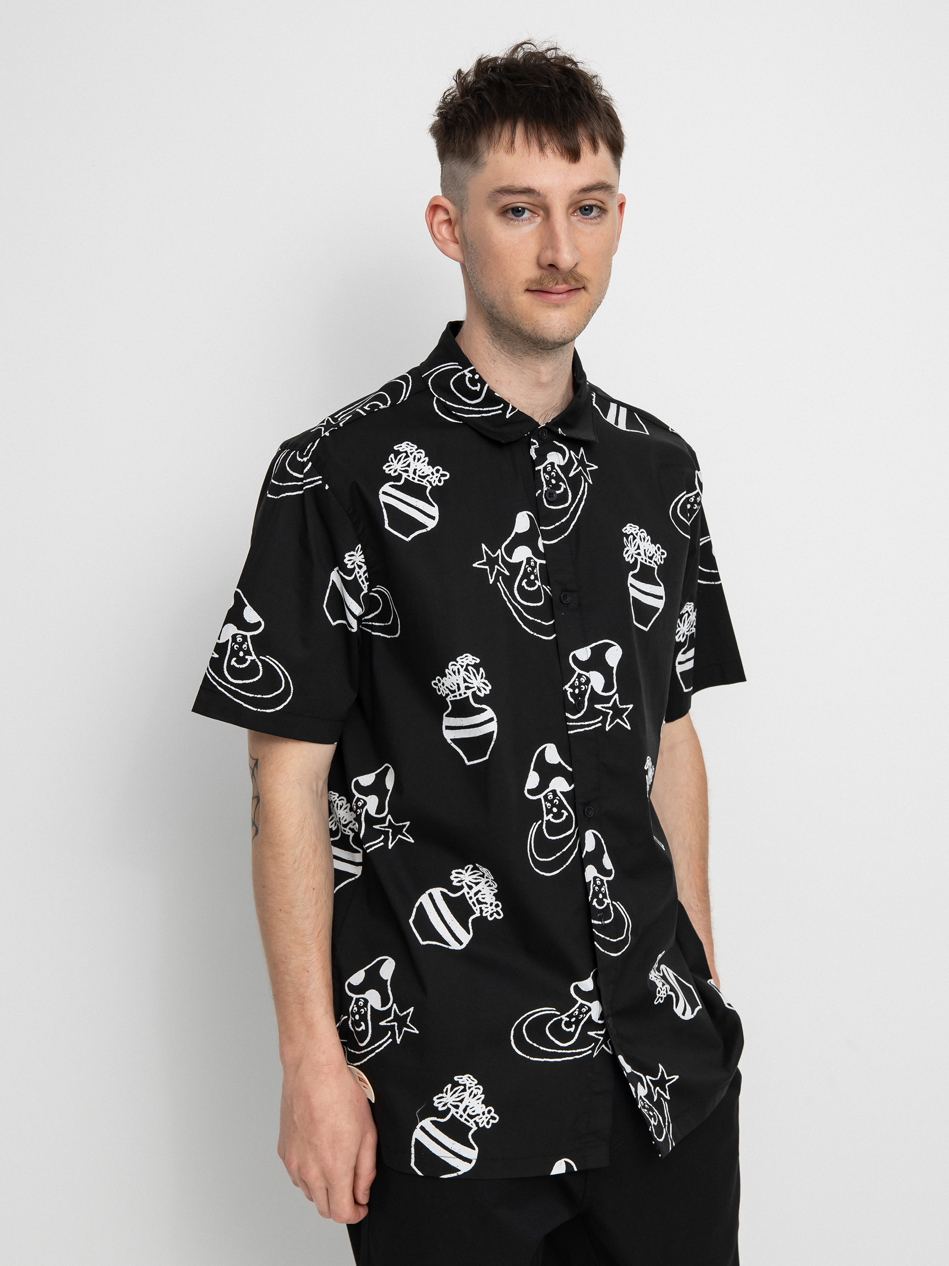 Koszula Globe Underground Holiday (black)