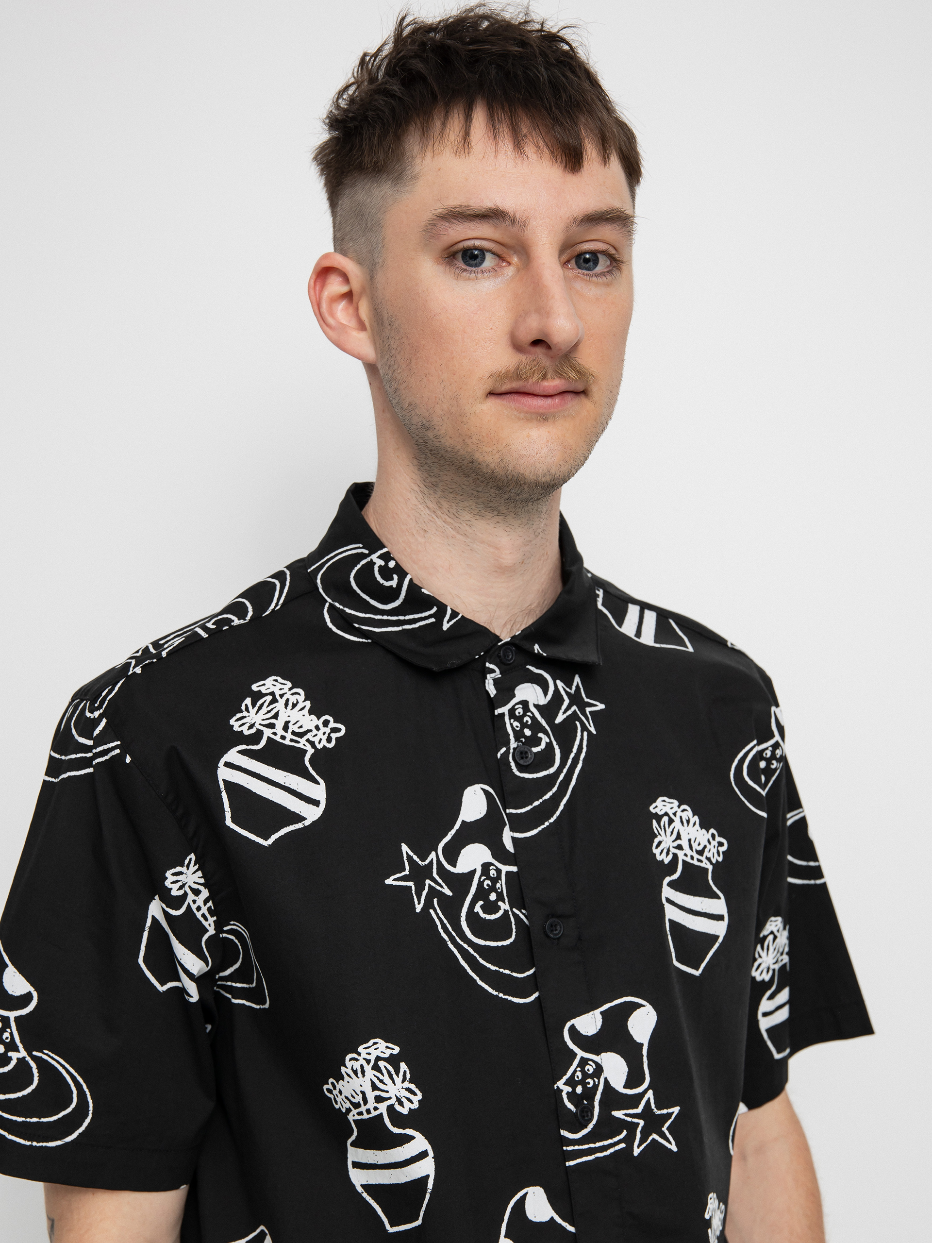 Koszula Globe Underground Holiday (black)