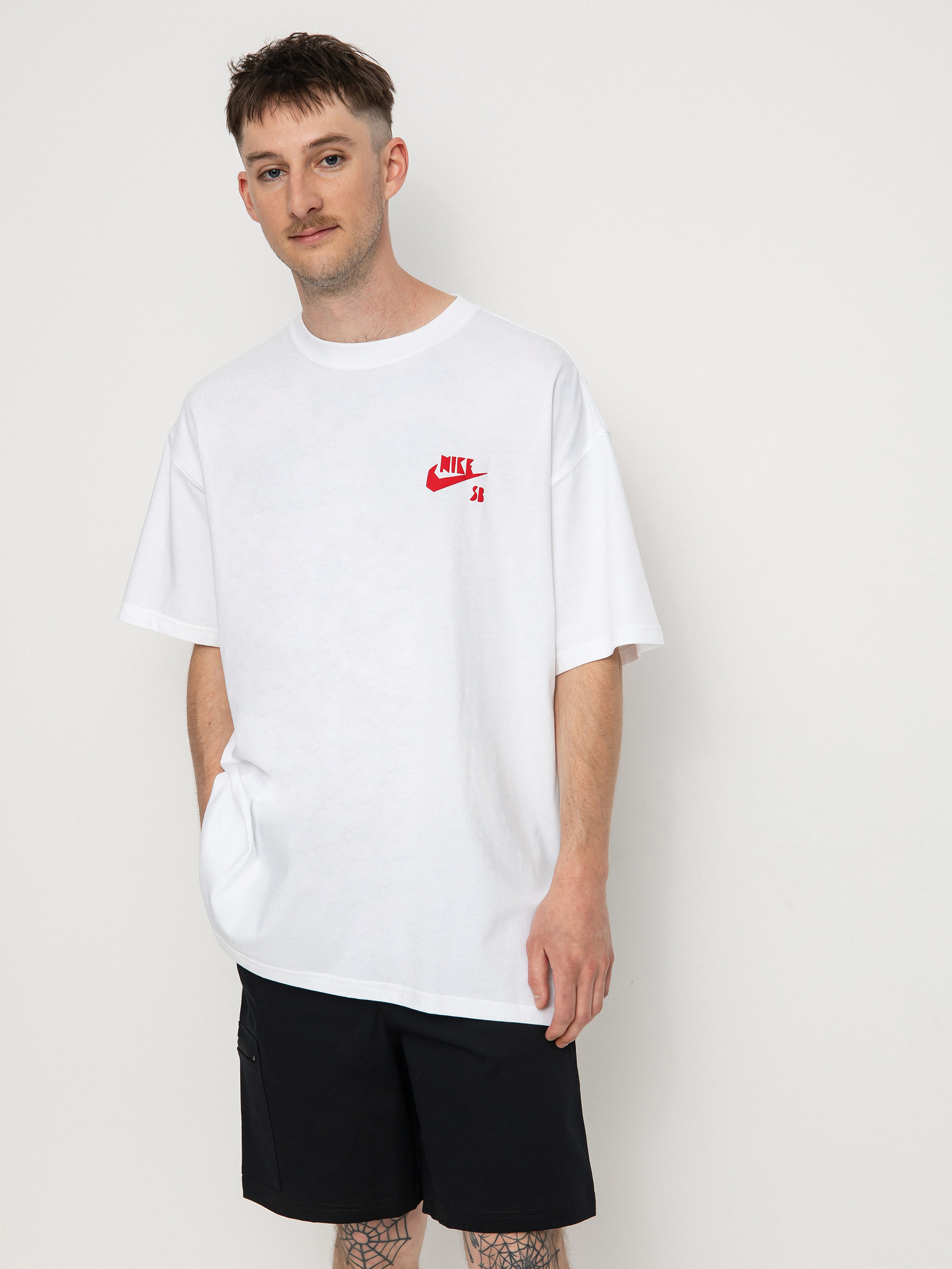 T-shirt Nike SB Lc Barking (white)