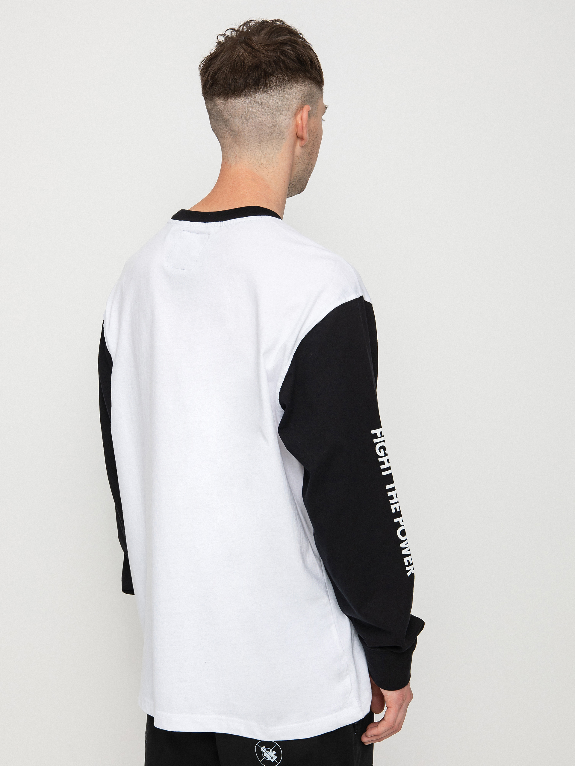 Longsleeve Element Pexe Target Ringer (white/blk)