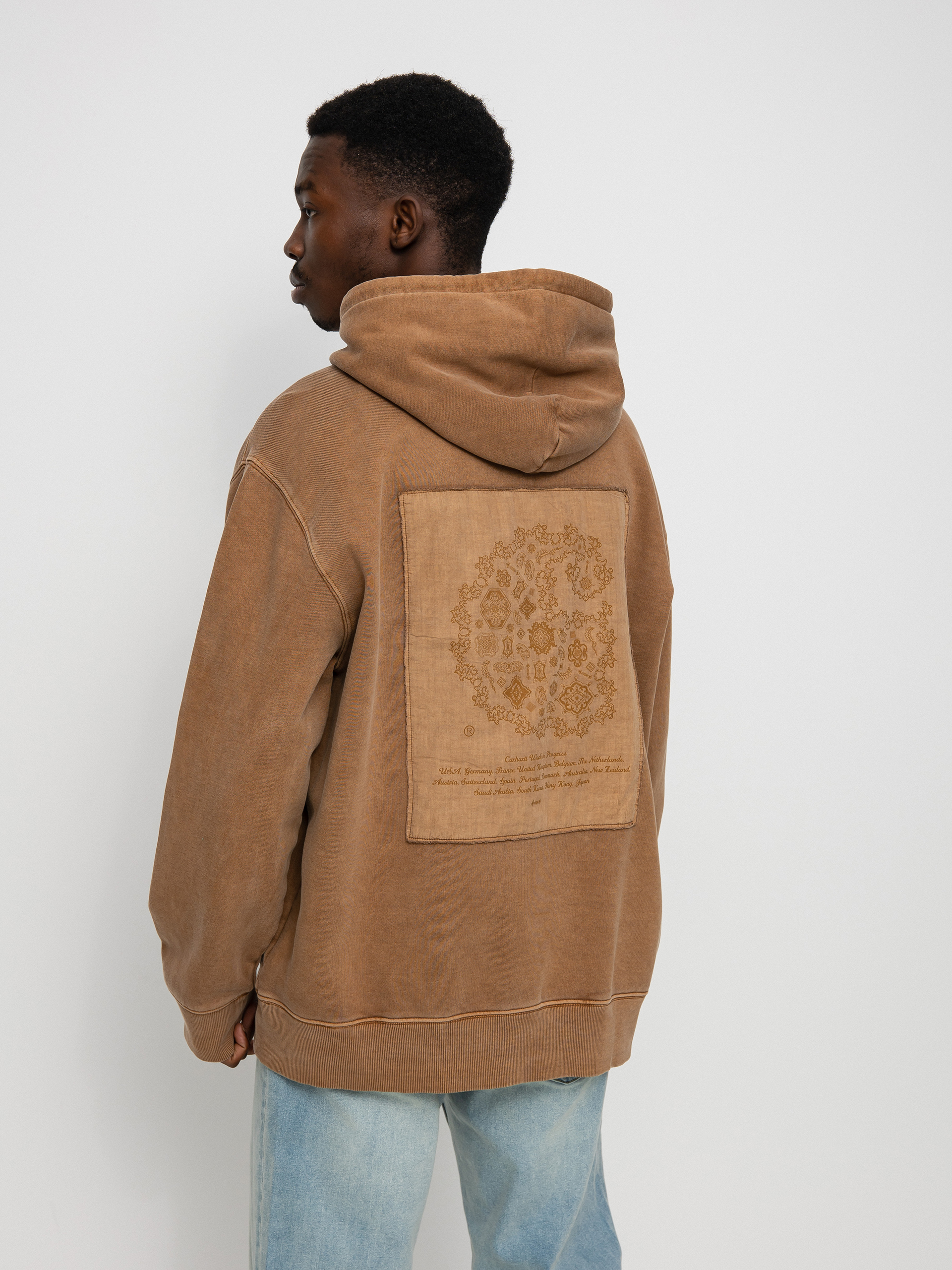 Bluza z kapturem Carhartt WIP Verse Patch HD (hamilton brown)