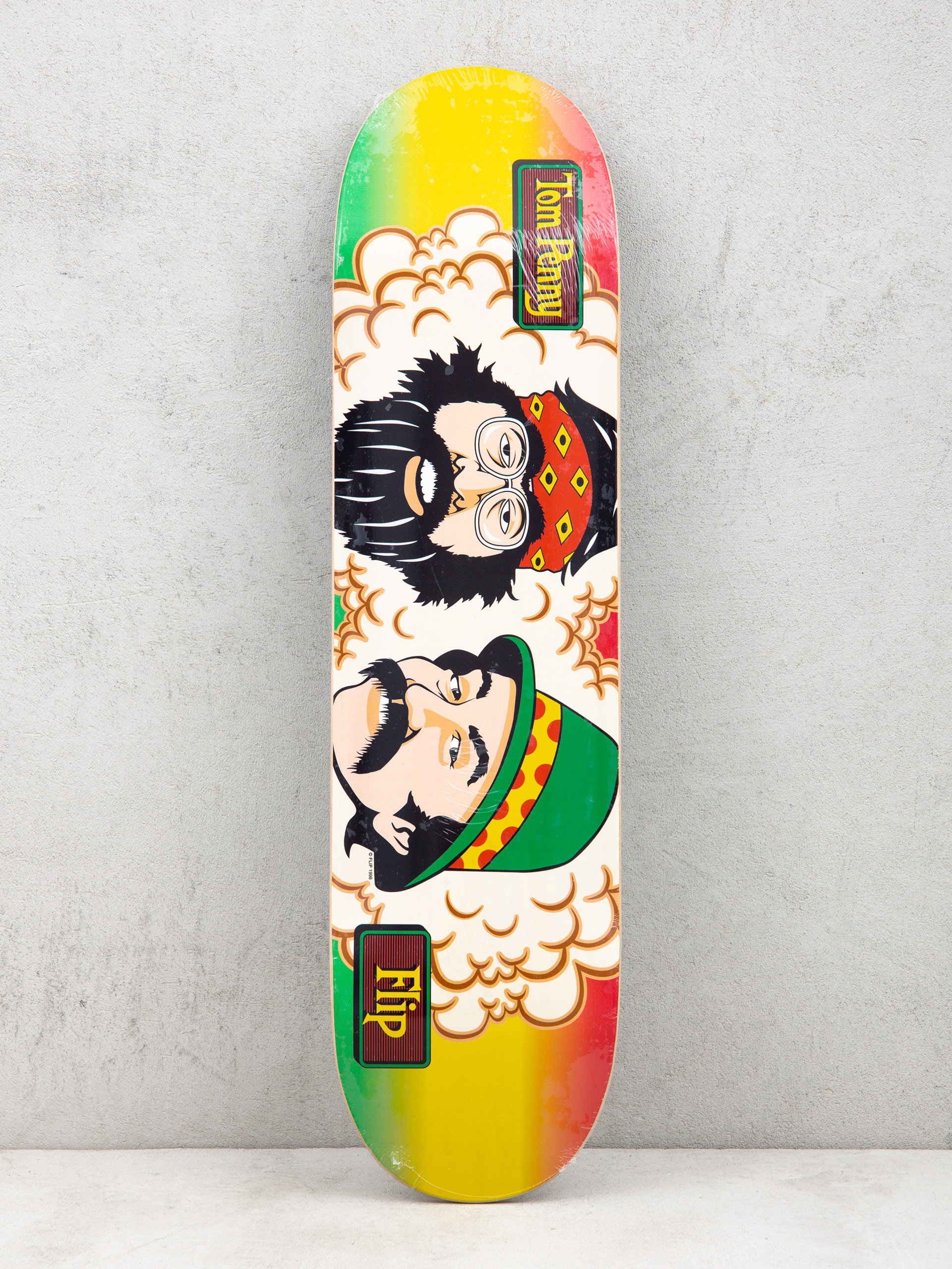 Deck Flip Penny Toms Friends (rasta stripe)