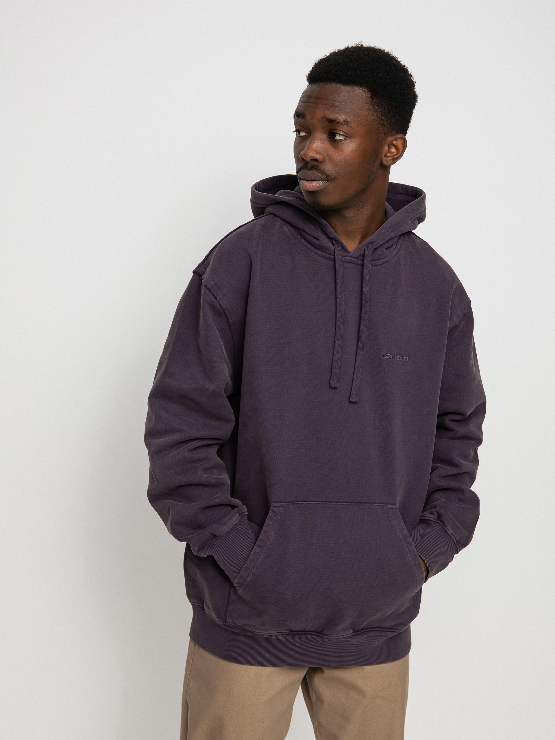 Bluza z kapturem Carhartt WIP Marfa HD (artichoke)