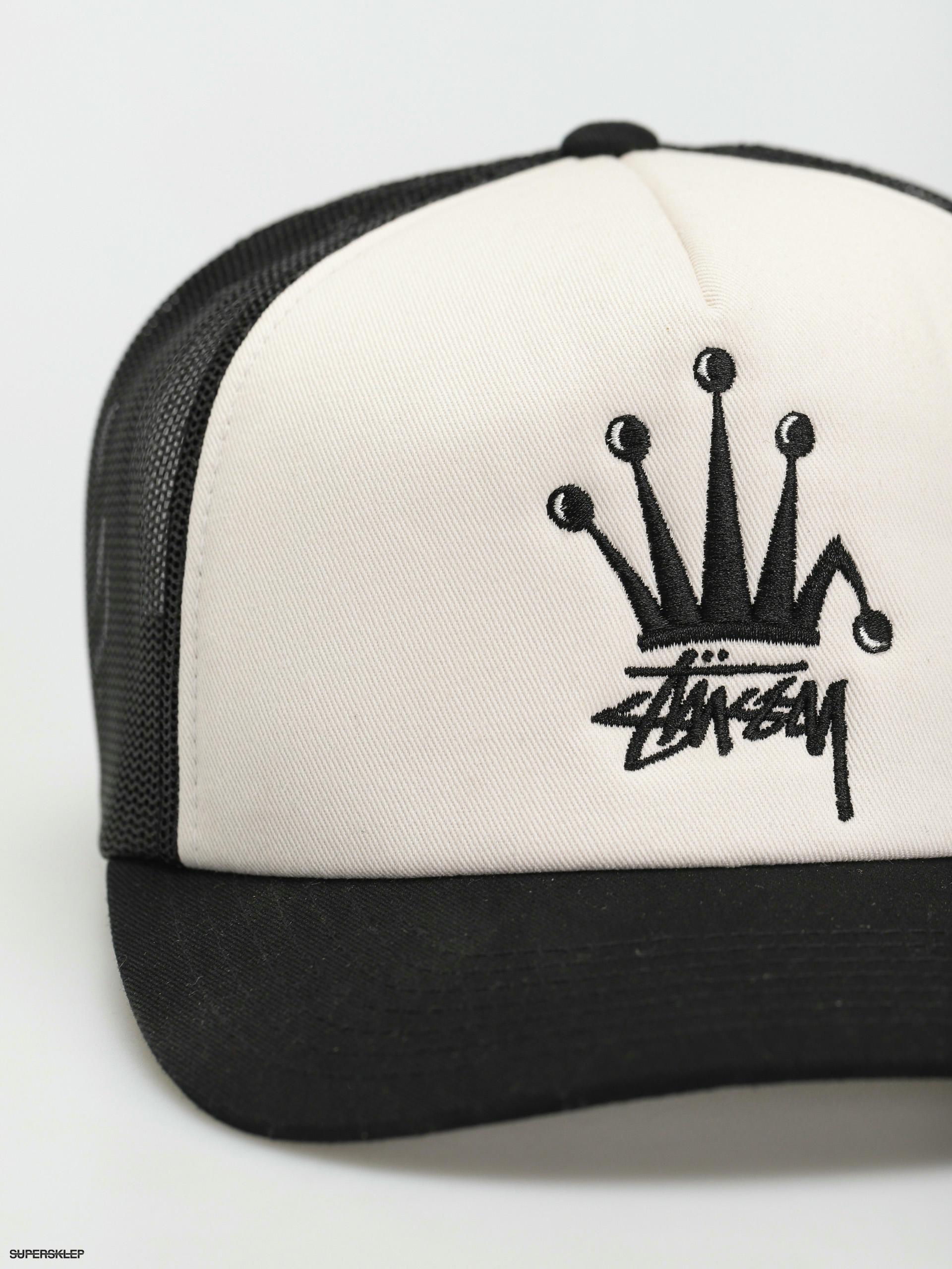 Czapka z daszkiem Stussy Crown Stock Trucker (black)