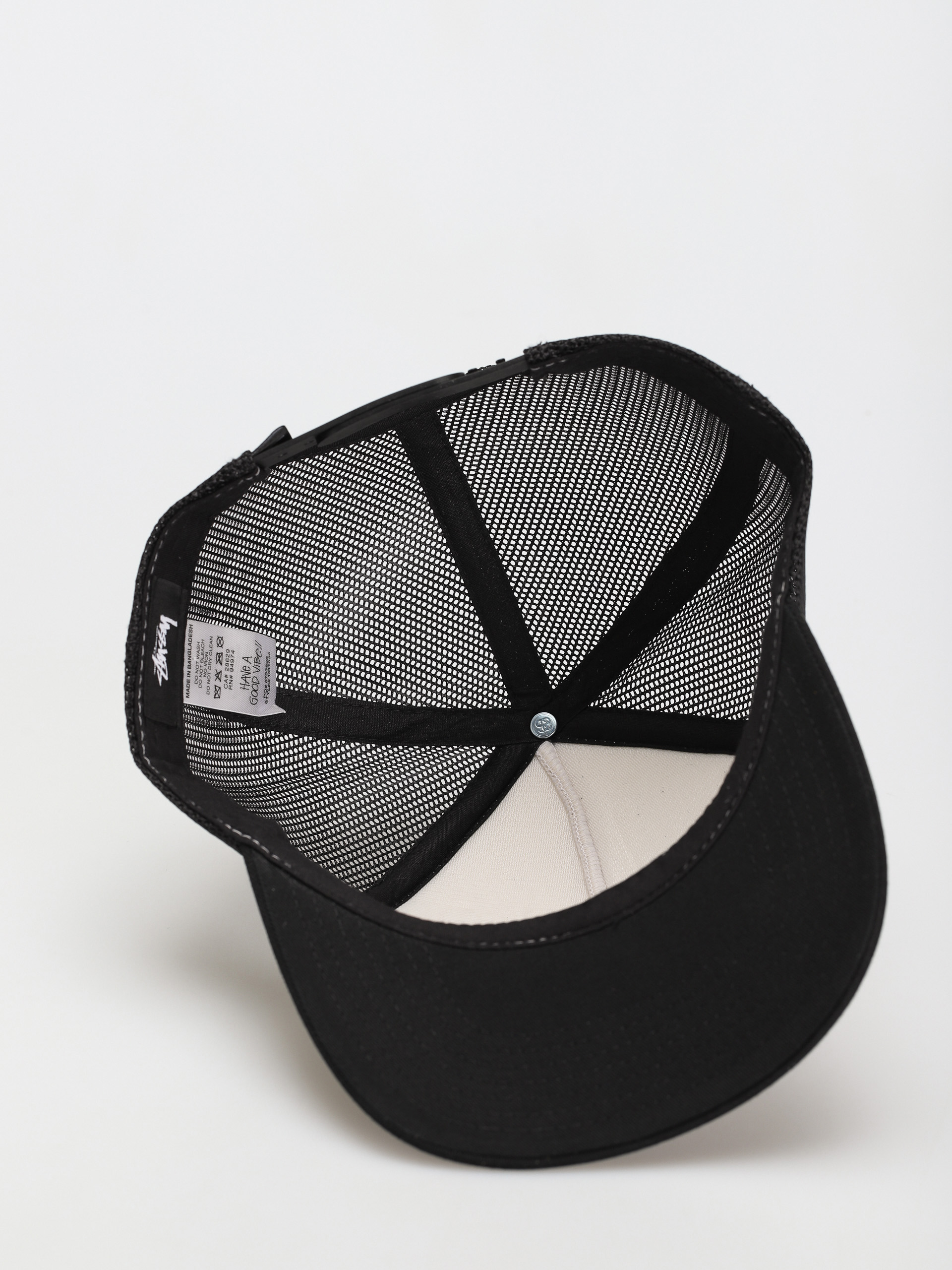 Czapka z daszkiem Stussy Crown Stock Trucker (black)