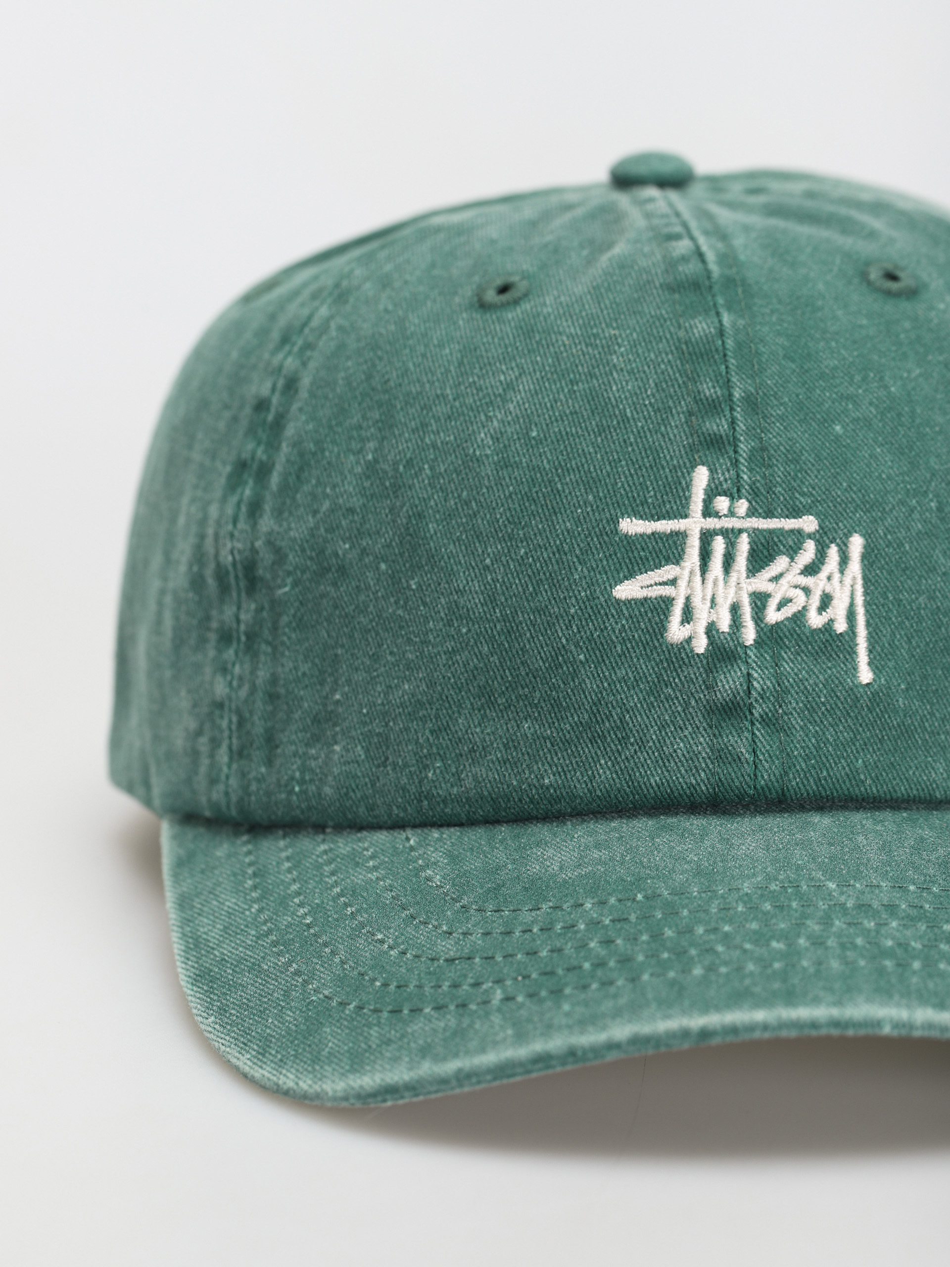 Czapka z daszkiem Stussy Washed Stock Low Pro (green)