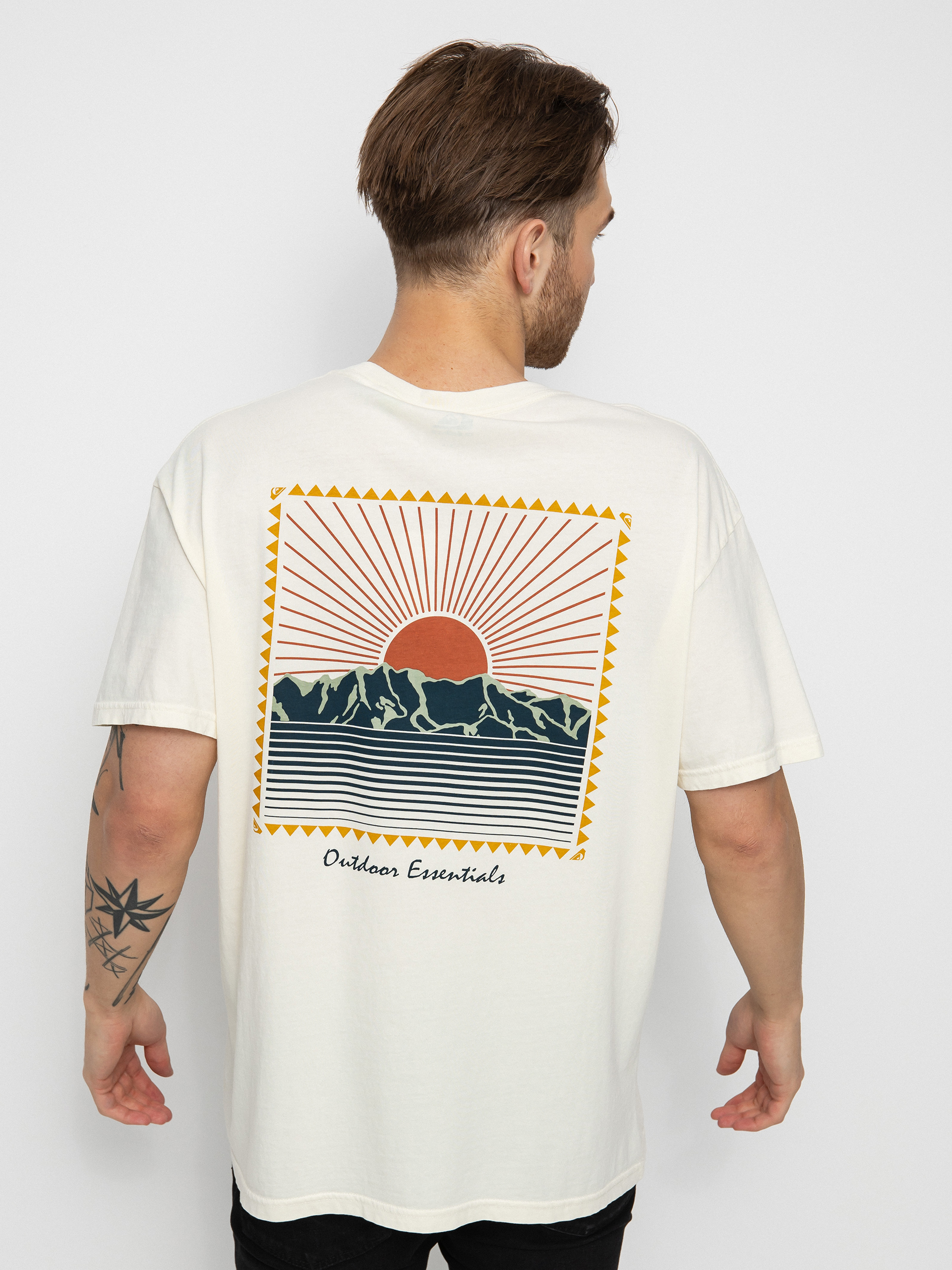 T-shirt Quiksilver Mountain Rise (antique white)