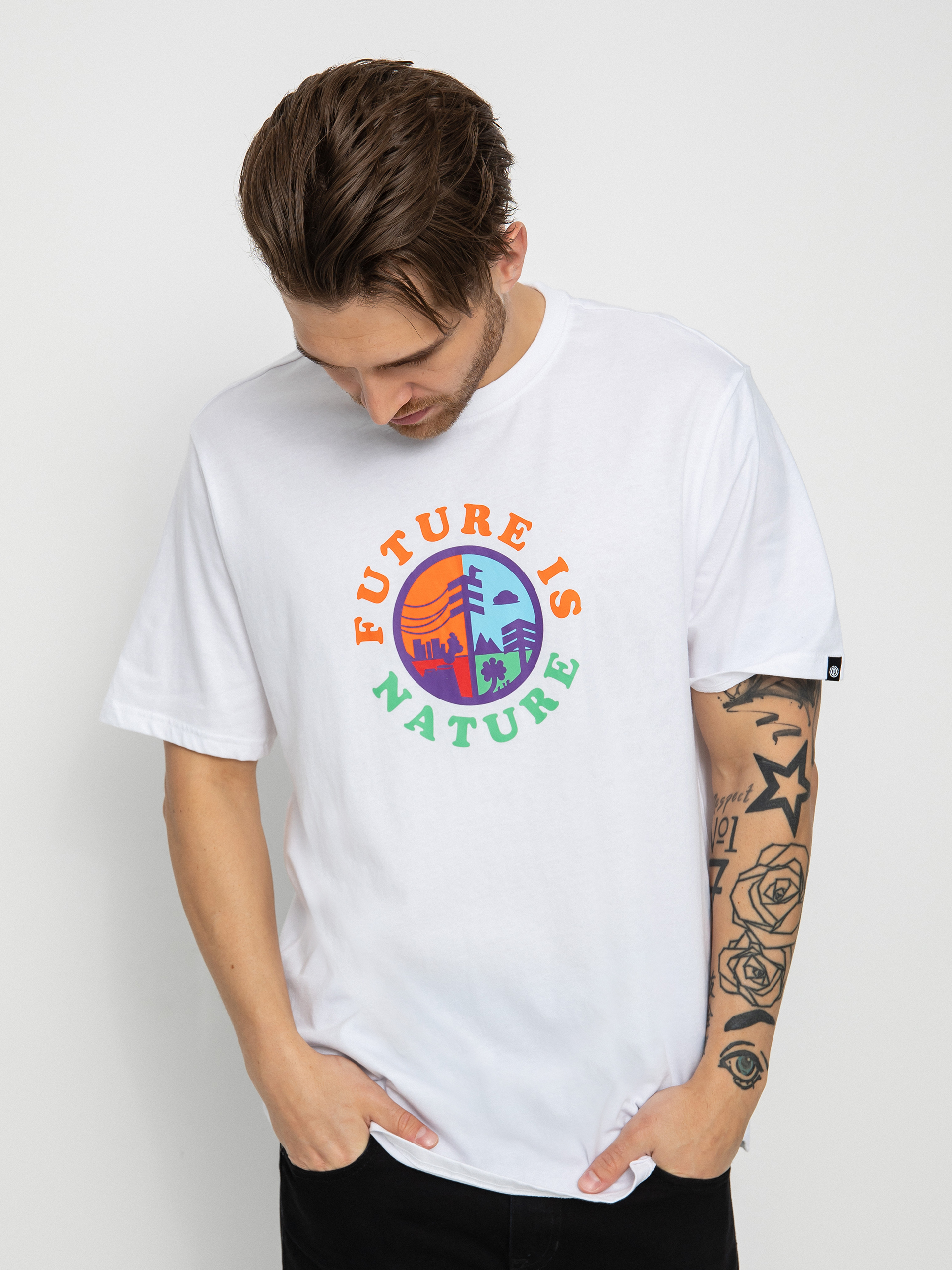 T-shirt Element Future Land (optic white)