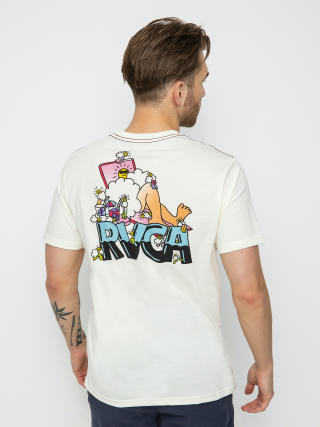 T-shirt RVCA Pool Party 4409 (antique white)