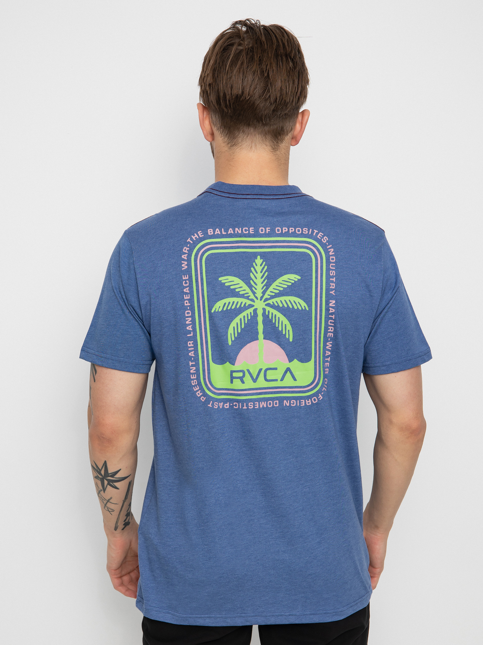T-shirt RVCA Palm Beach 0528 (royal)