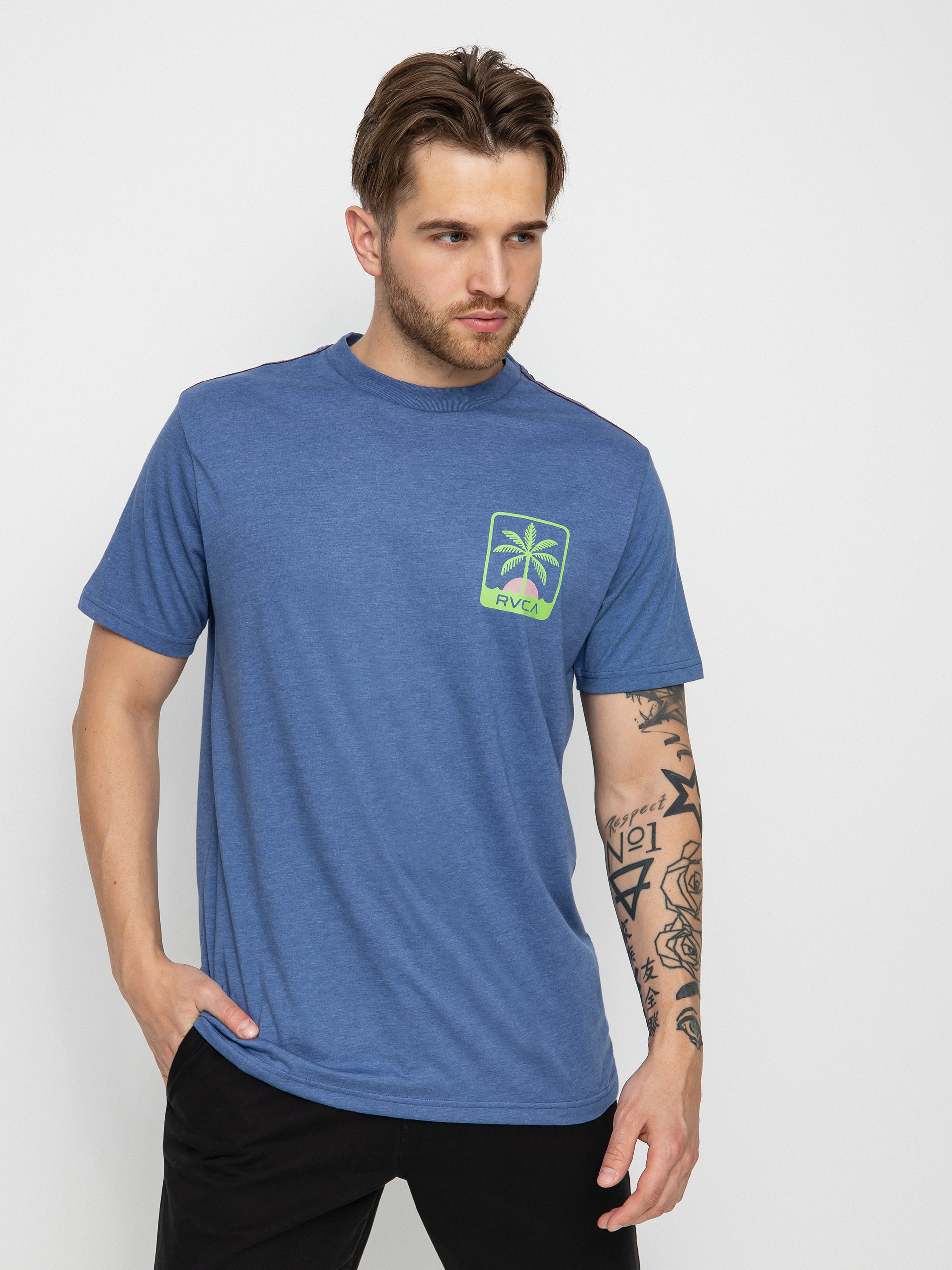 T-shirt RVCA Palm Beach 0528 (royal)