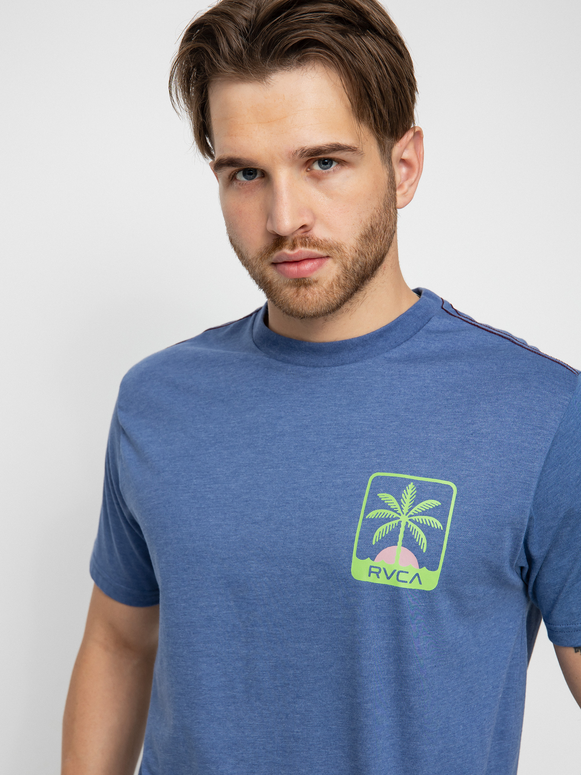 T-shirt RVCA Palm Beach 0528 (royal)