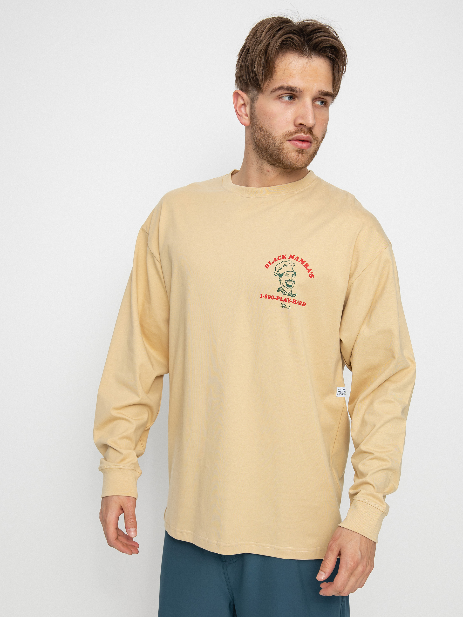 Longsleeve K1x Black Mambas Pizzeria (mojave desert)
