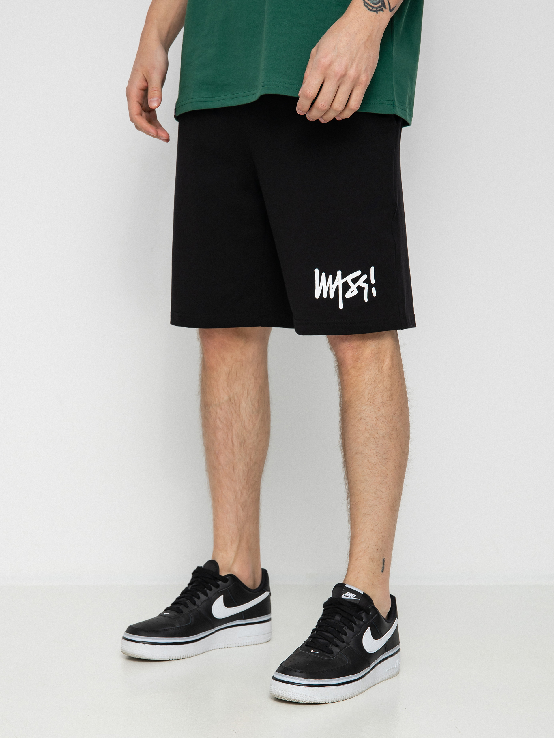 Szorty MassDnm Signature Straight Fit (black)