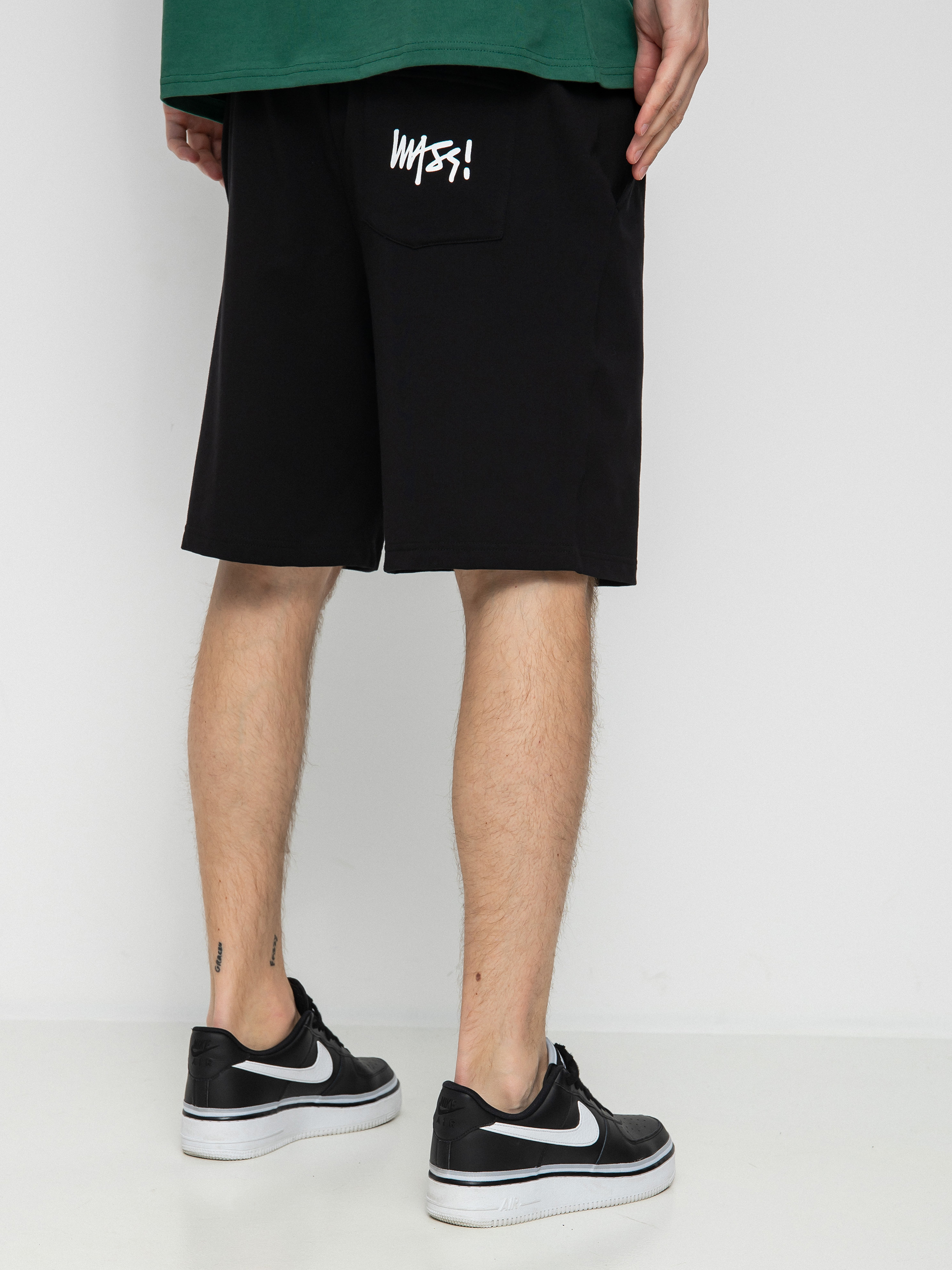 Szorty MassDnm Signature Straight Fit (black)