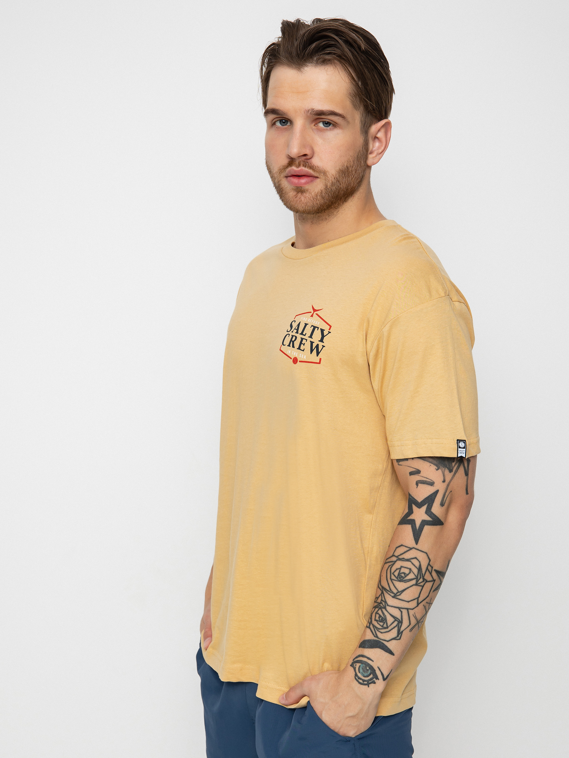 T-shirt Salty Crew Skipjack (camel)