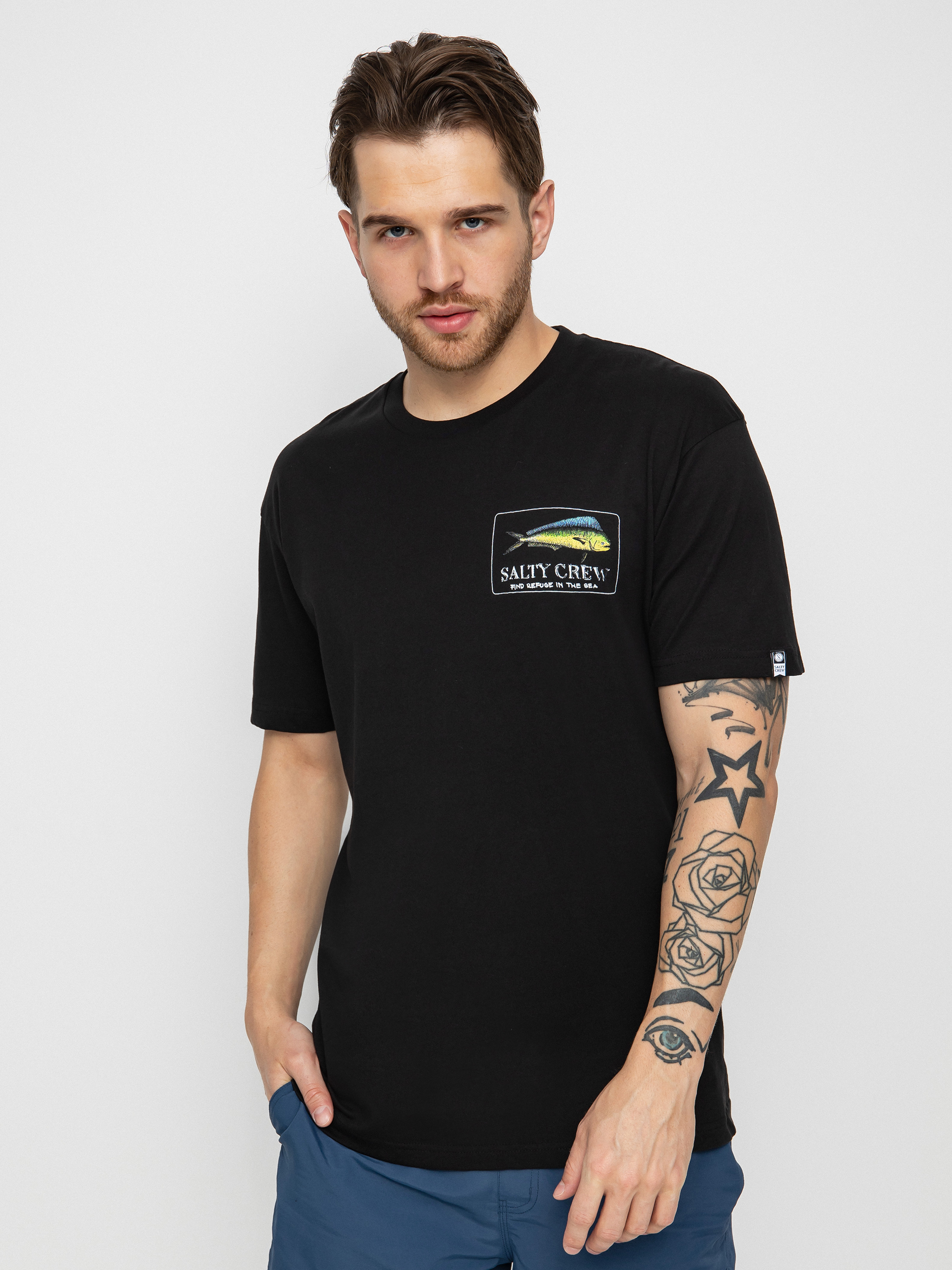 T-shirt Salty Crew El Dorado Prenium (black)