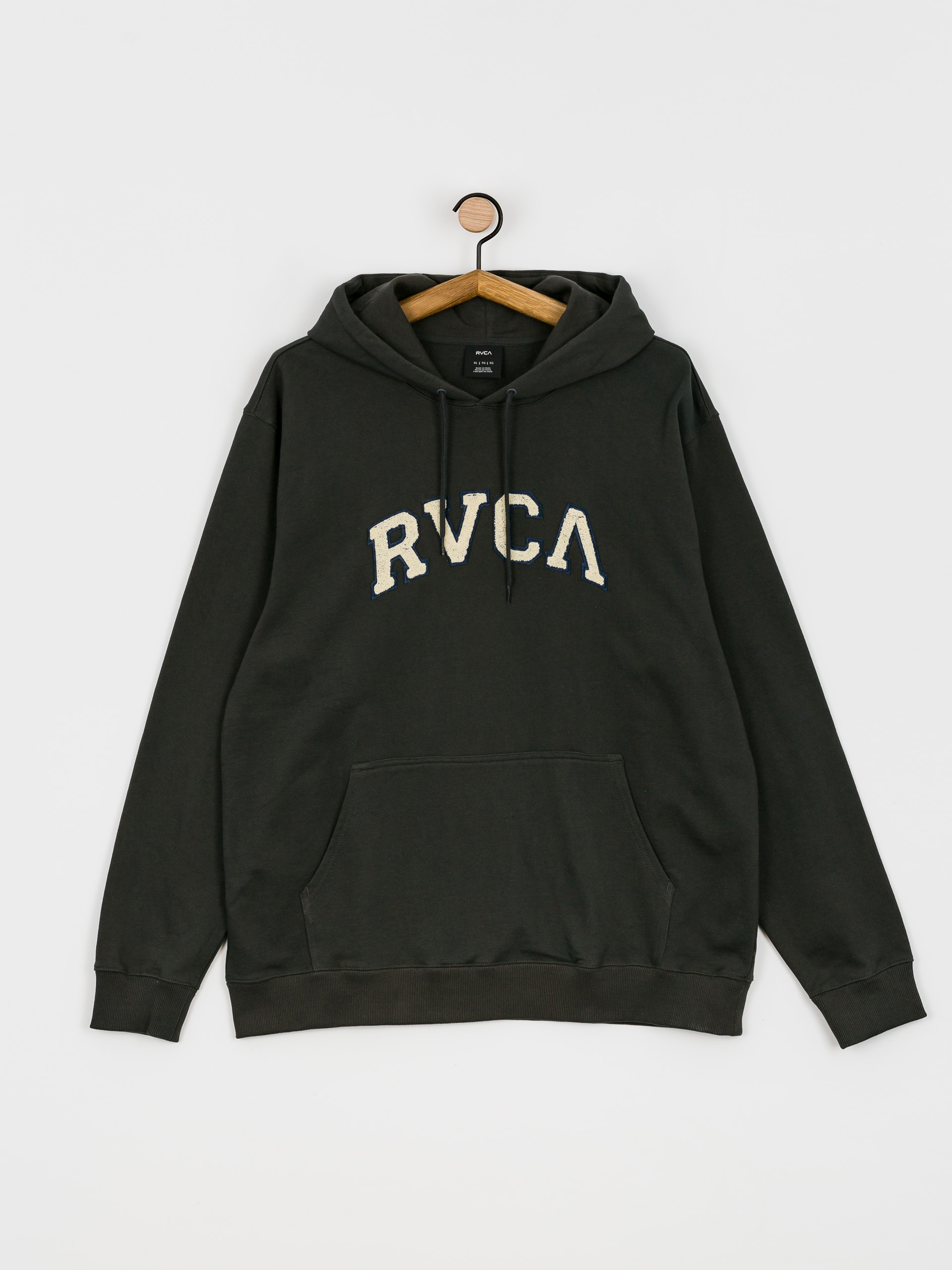 Bluza z kapturem RVCA Concord Applique HD (pirate black)