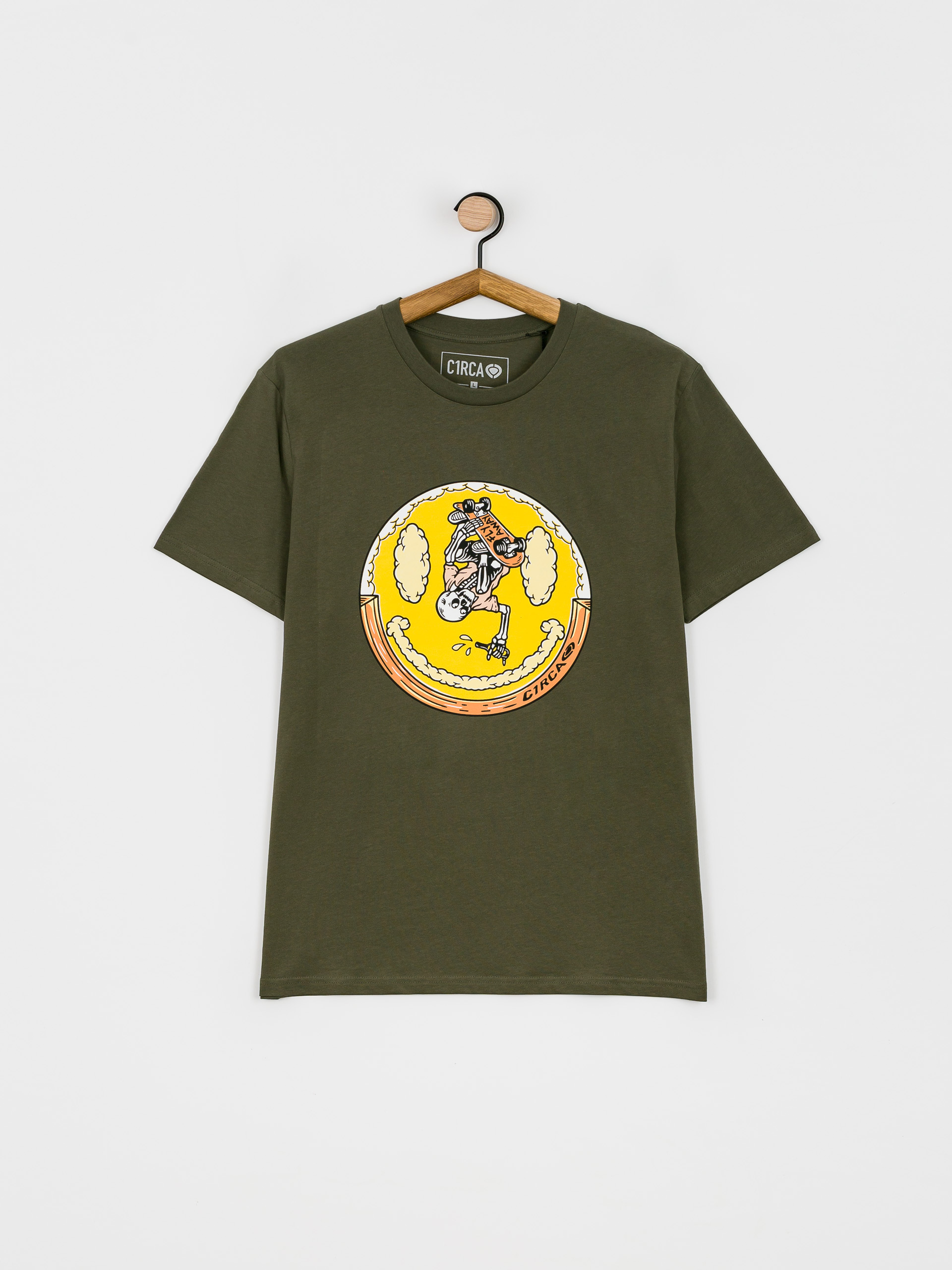 T-shirt Circa Clouds (military green)