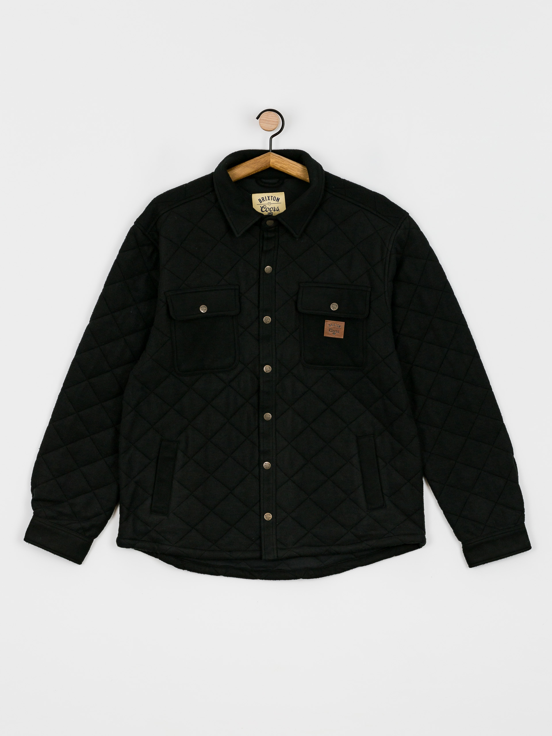 Kurtka Brixton Coors Cass Quilted Fleece (black)