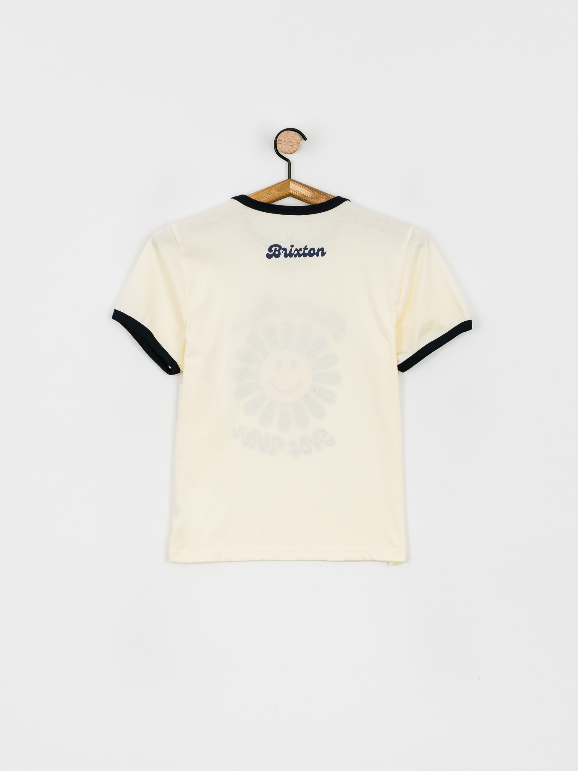 T-shirt Brixton Love Not War Ringer Wmn (dove)