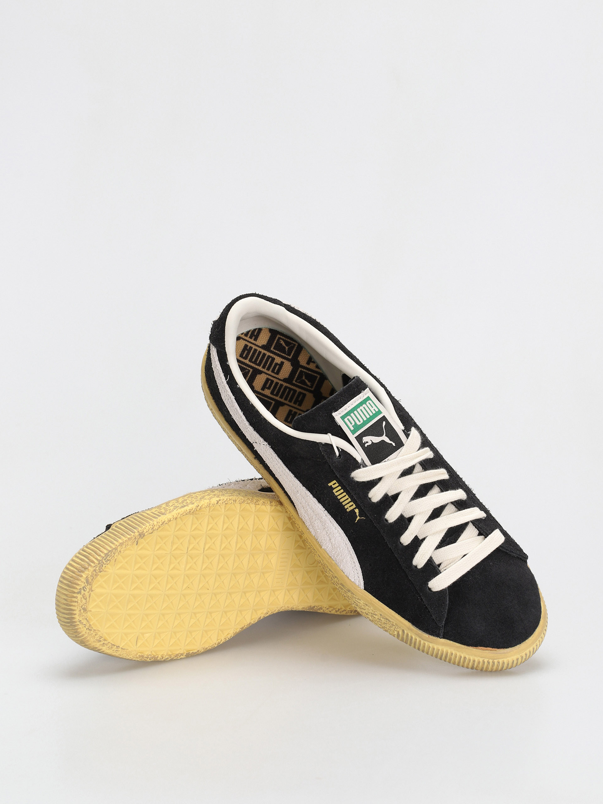 Buty Puma Suede Vtg The Neverworn (puma blk/w wht/mellow yellow)