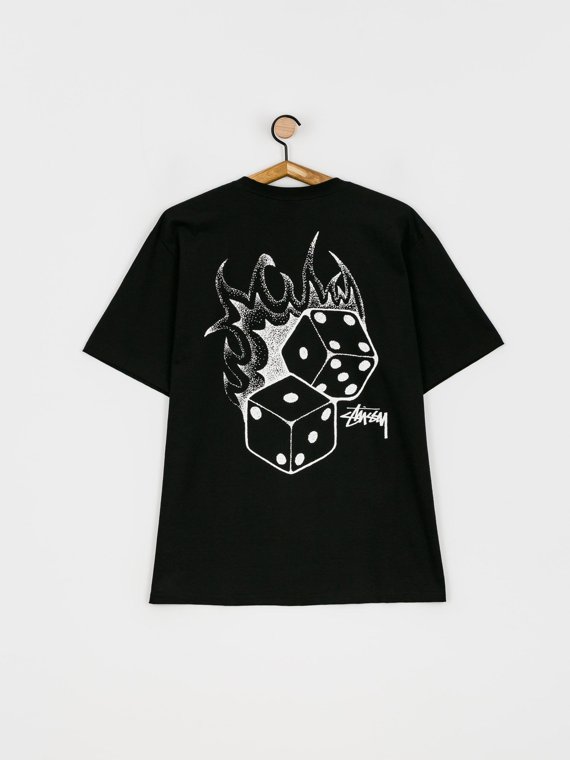 T-shirt Stussy Fire Dice (black)
