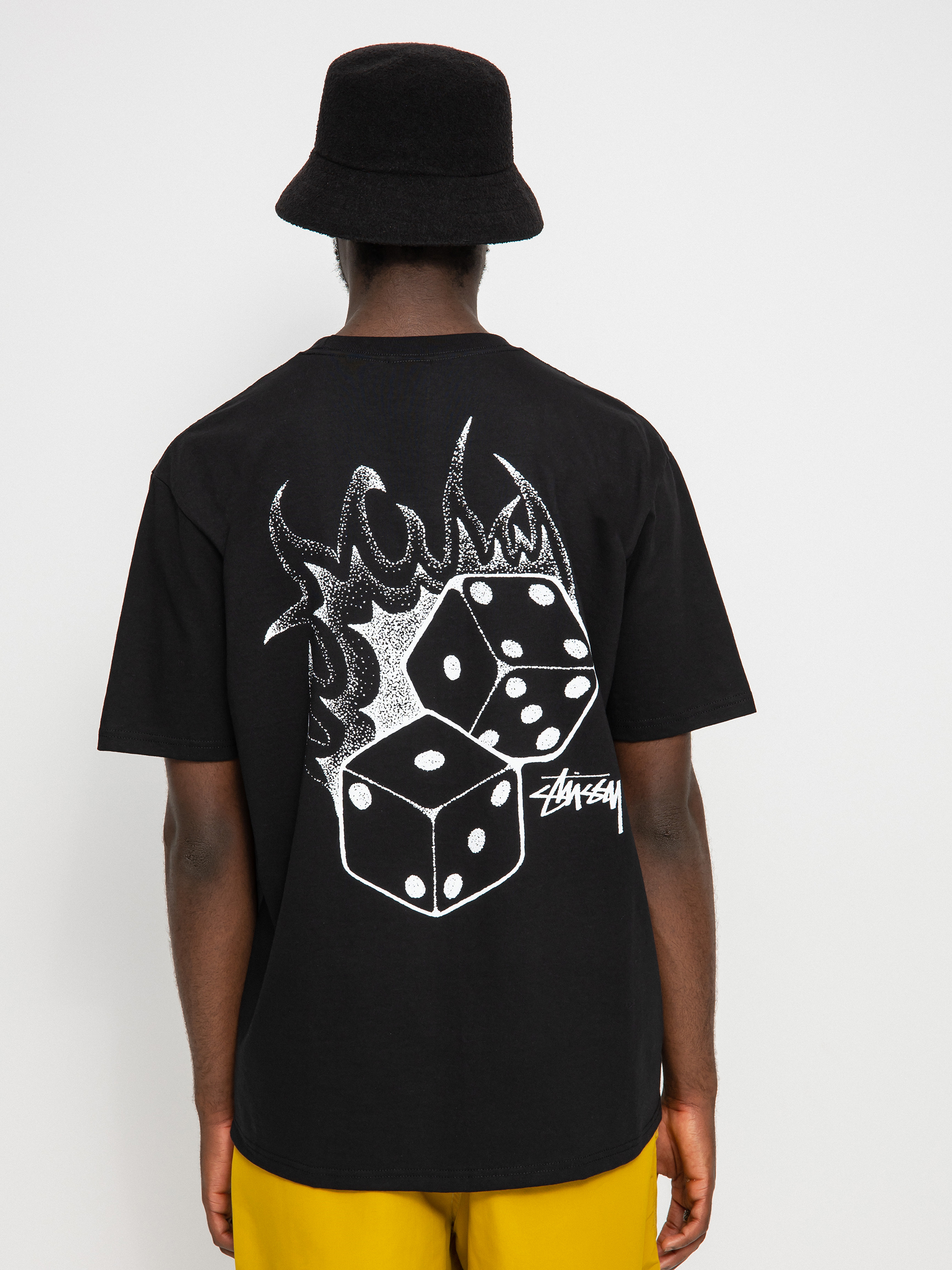 T-shirt Stussy Fire Dice (black)