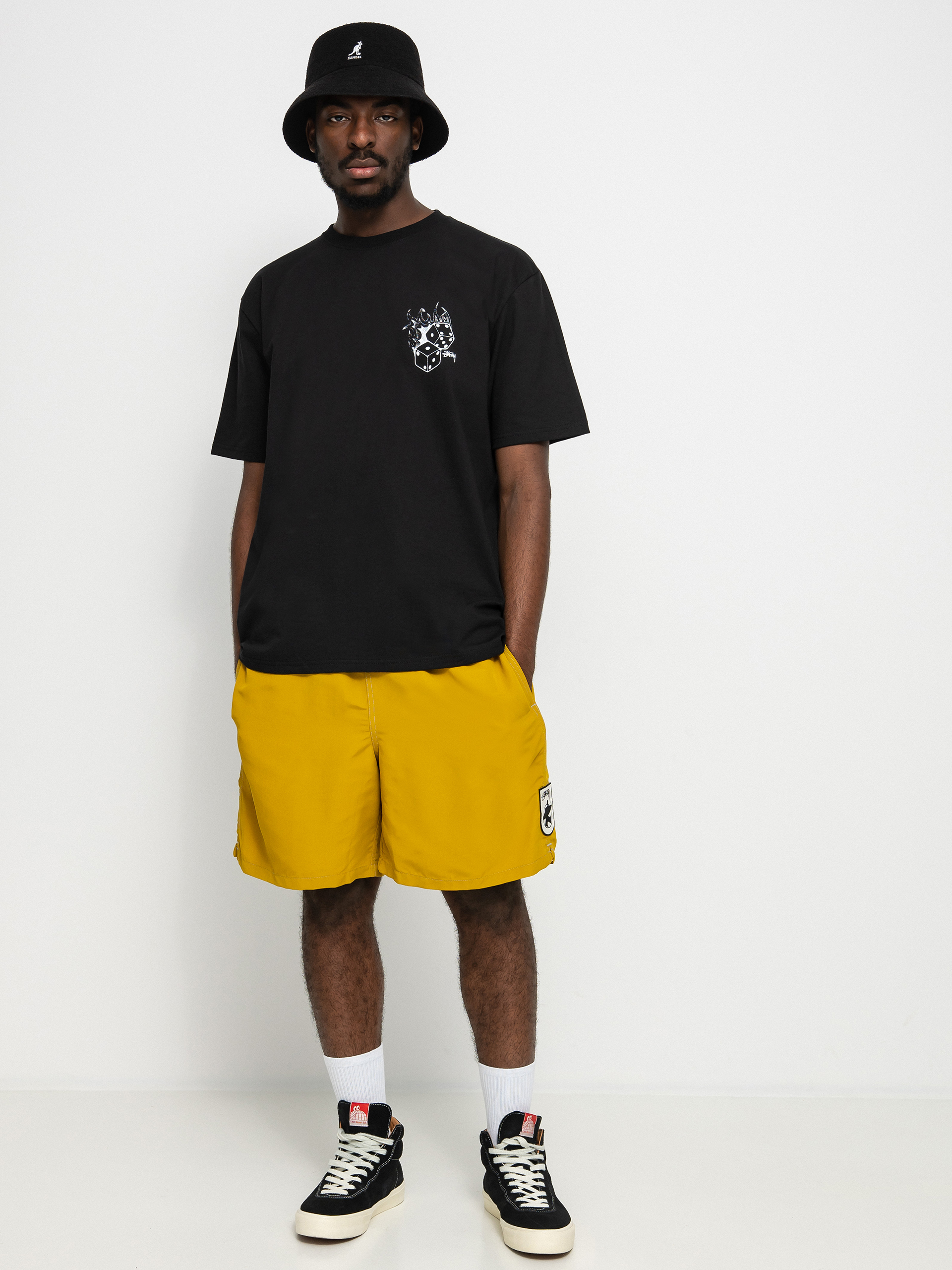 T-shirt Stussy Fire Dice (black)
