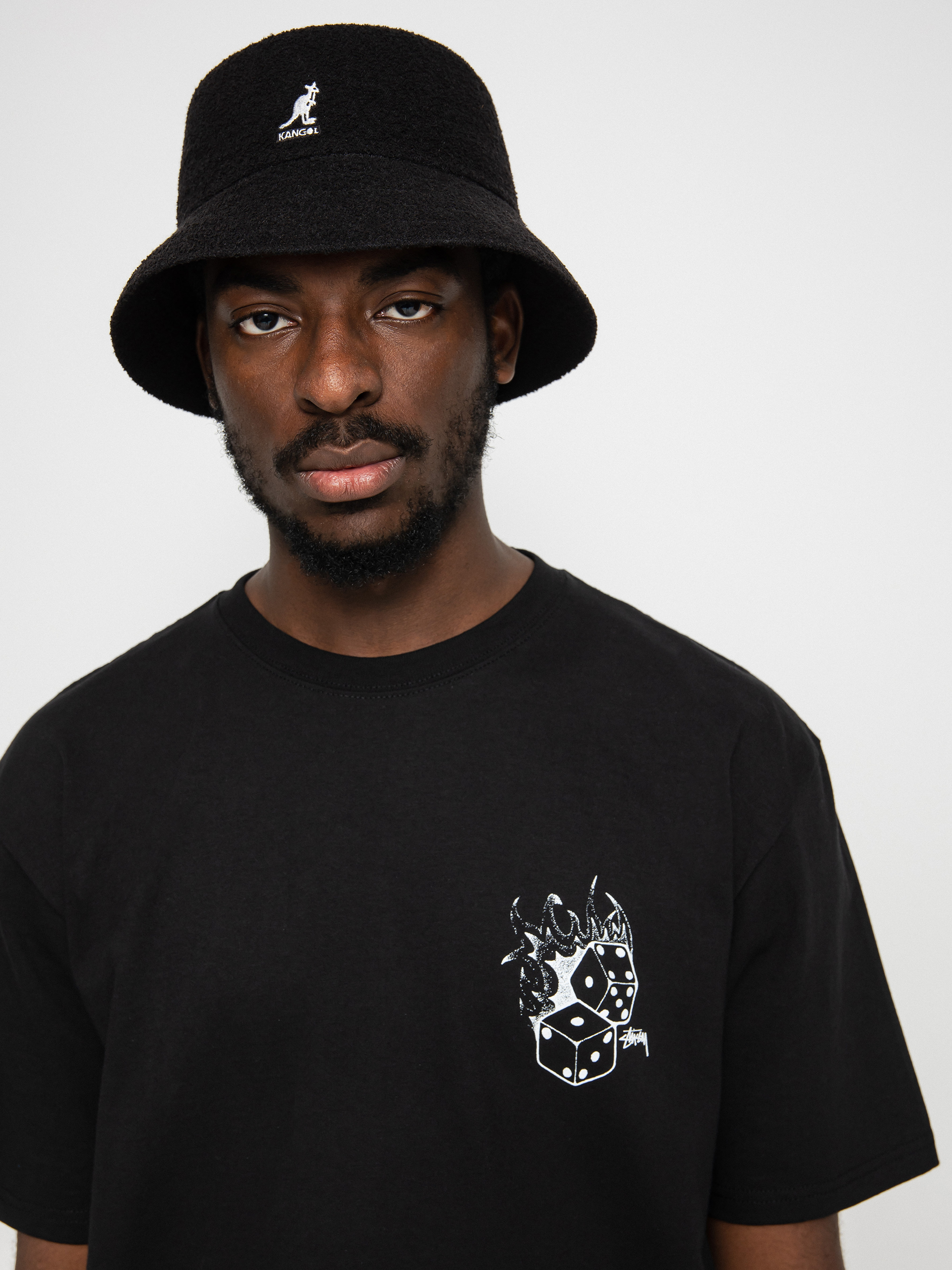 T-shirt Stussy Fire Dice (black)