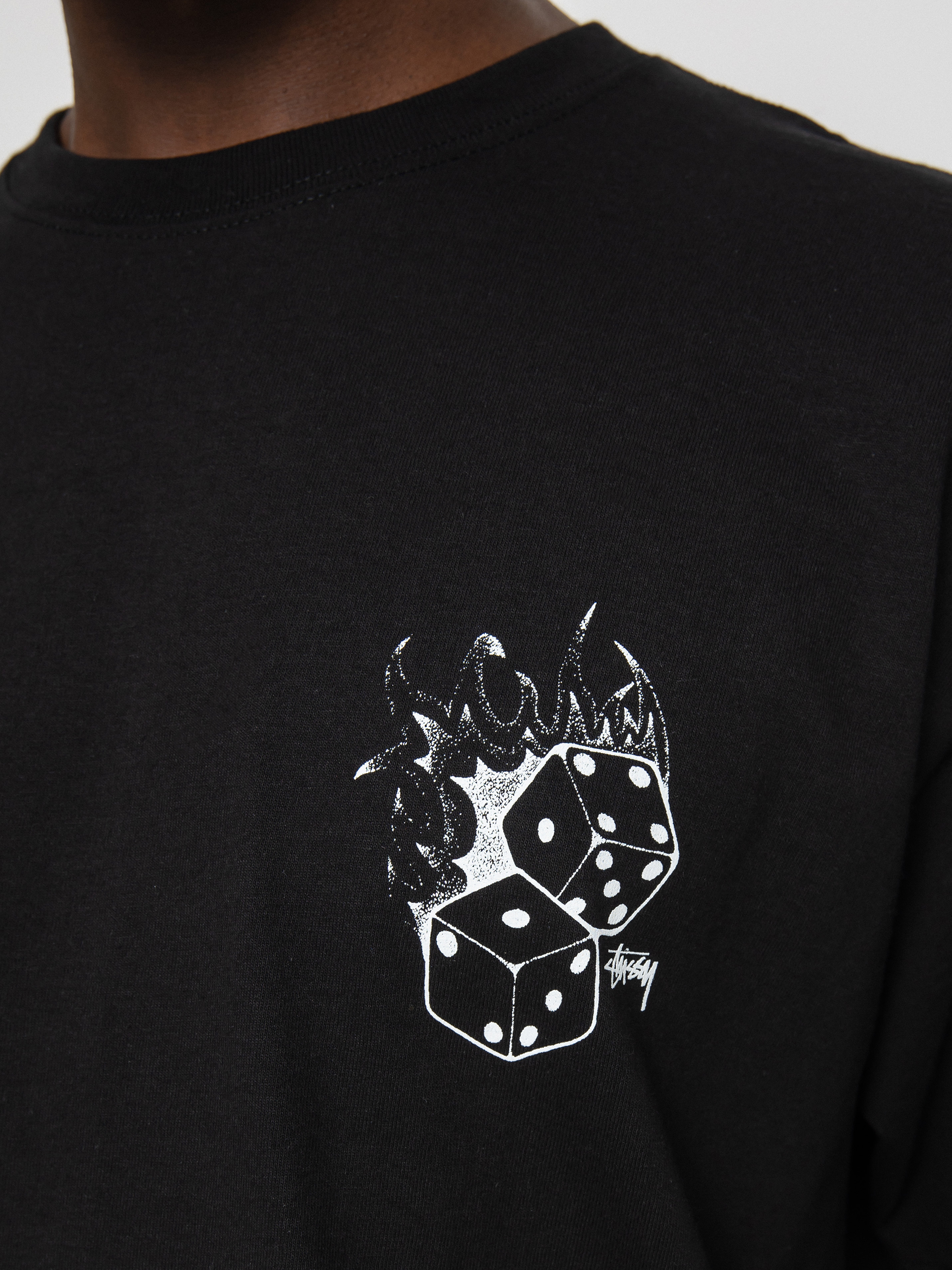 T-shirt Stussy Fire Dice (black)