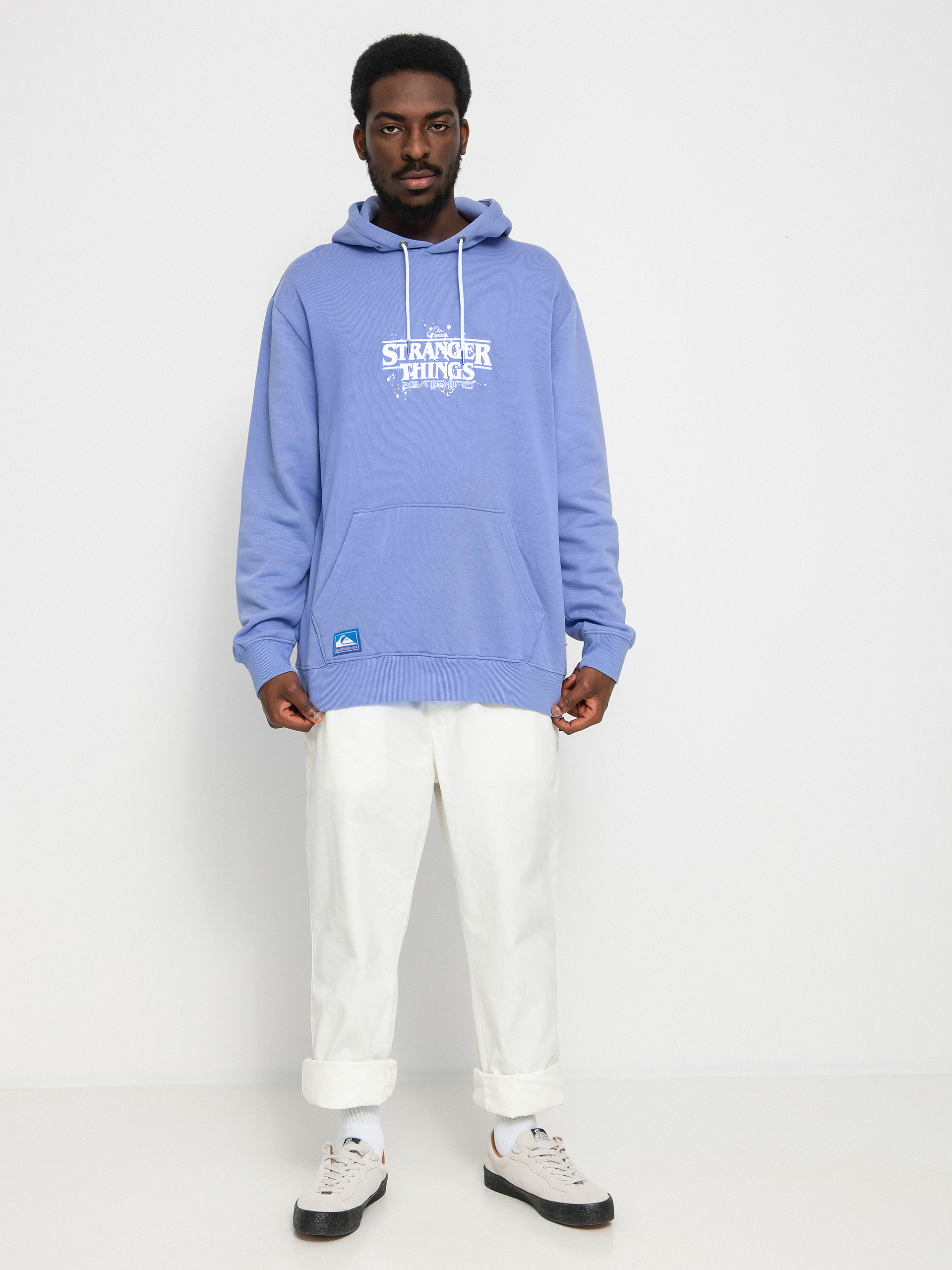 Bluza z kapturem Quiksilver X Stranger Things Official Logo HD (jacaranda)